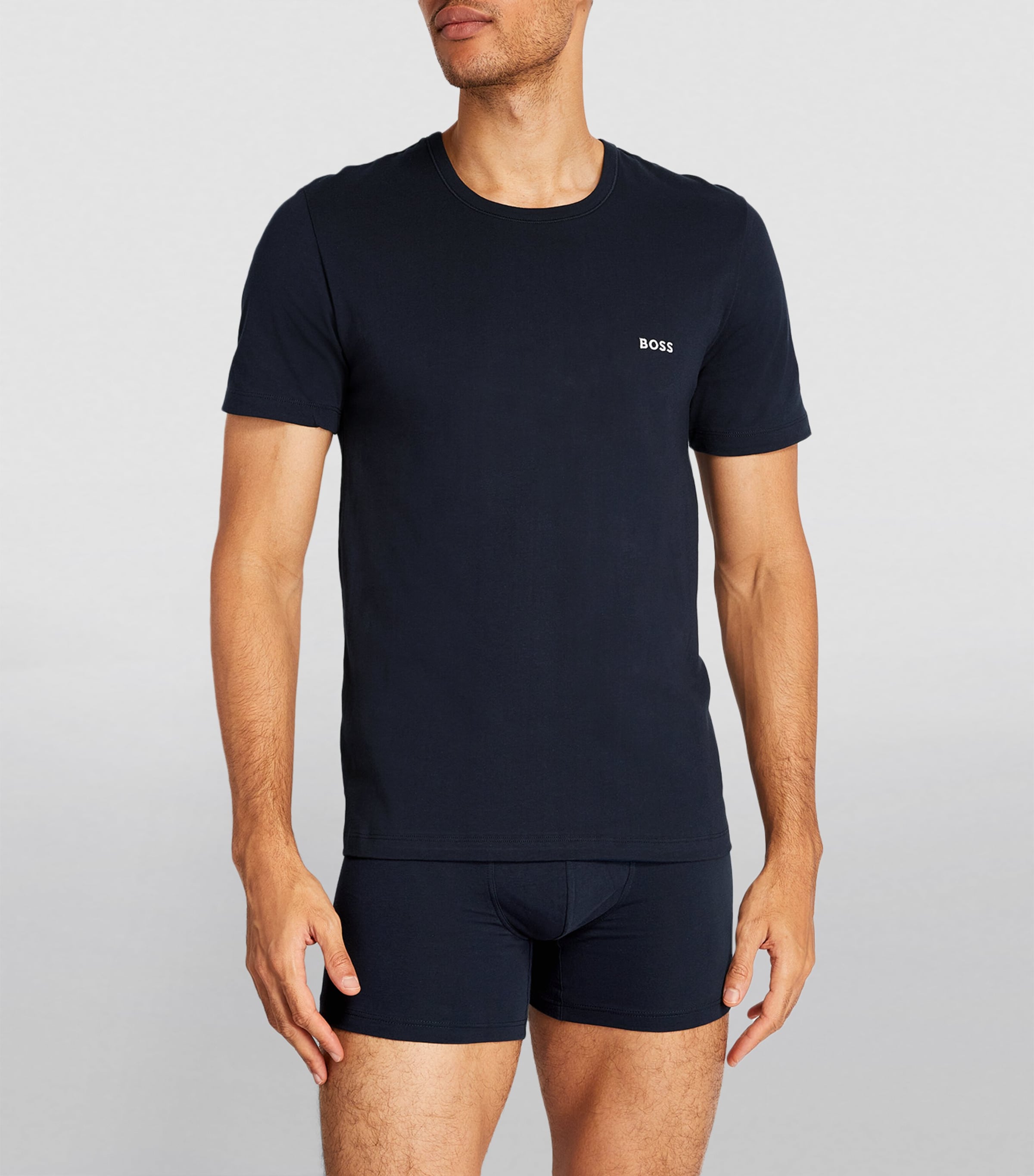 Logo-Embroidered T-Shirt (Pack of 3) 984/MULTI Image 2