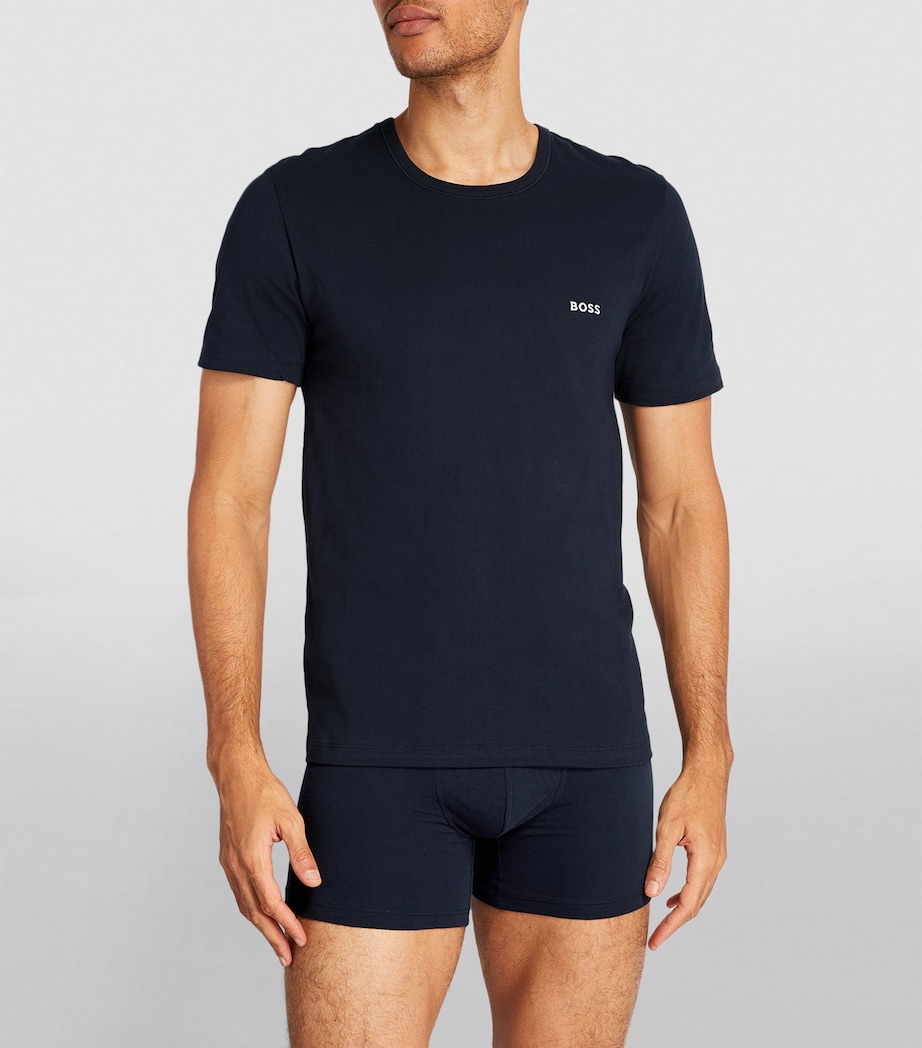 Logo-Embroidered T-Shirt (Pack of 3) 984/MULTI Image 2