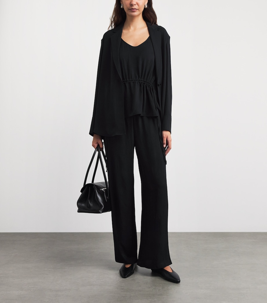 Theory Womens Airy Blazer Black Image 2