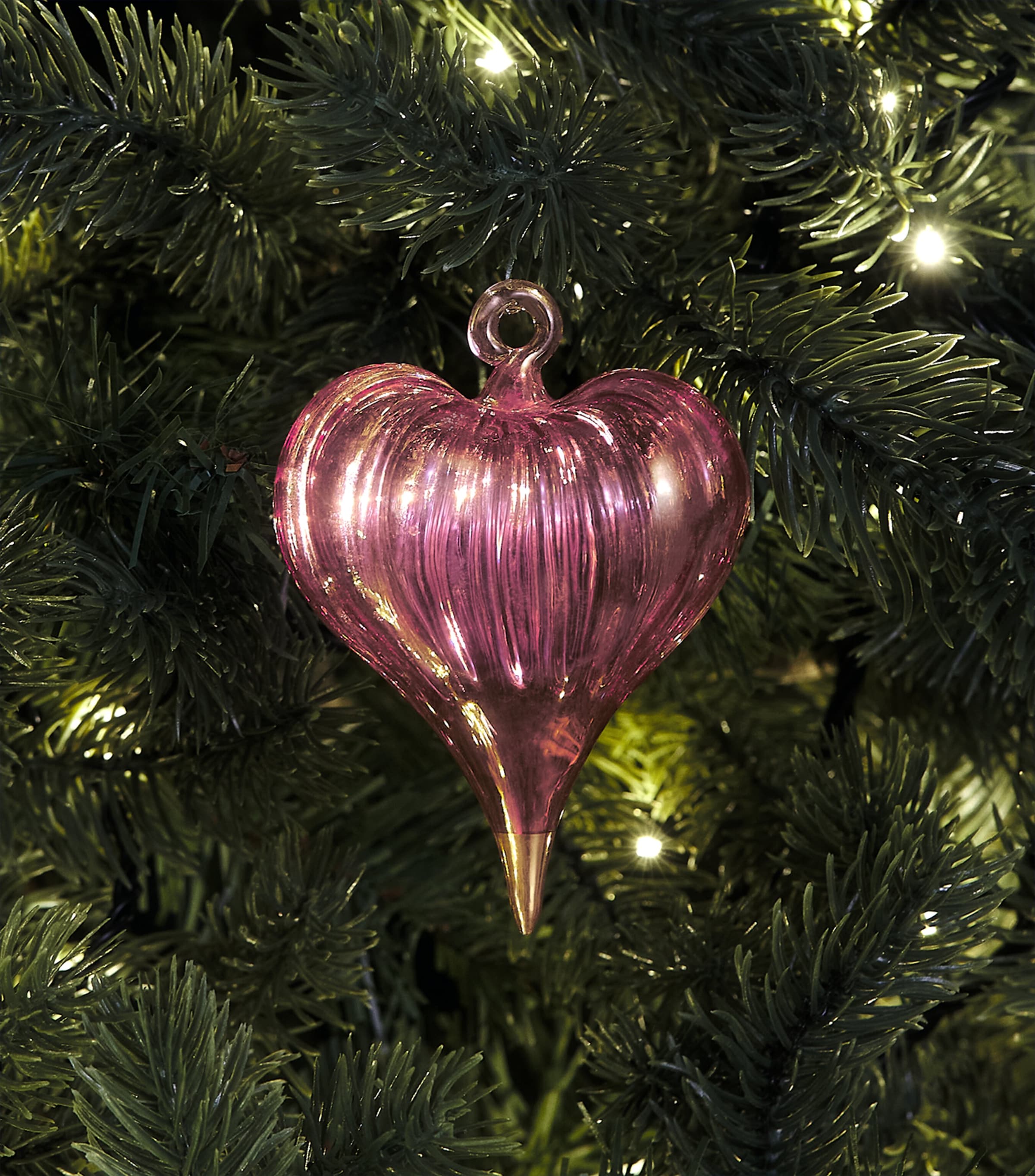 Artifactually Heart Tree Decoration Pink Image 3