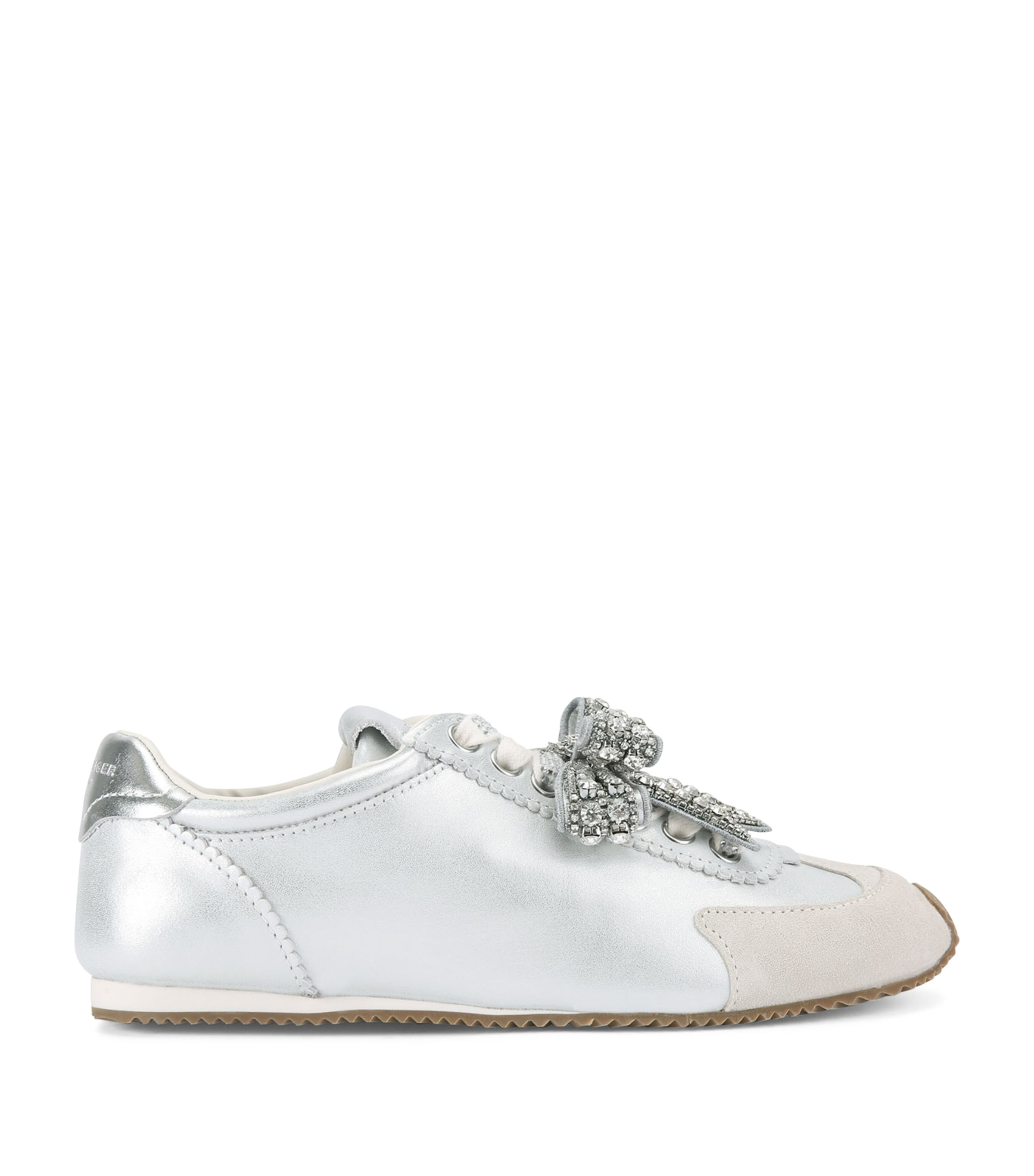 Leather Islington Bow Sneakers WHITE Image 1