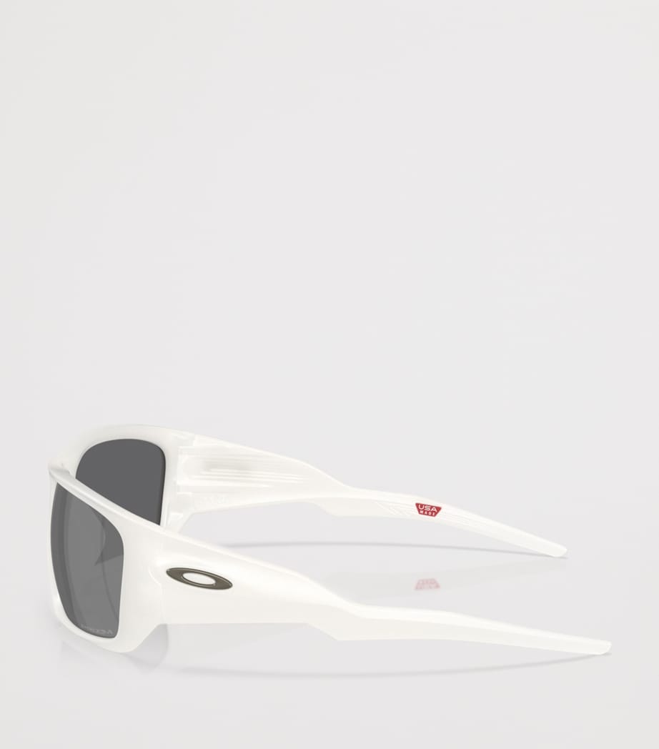 Oakley Masseter Rectangle Sunglasses White Image 3