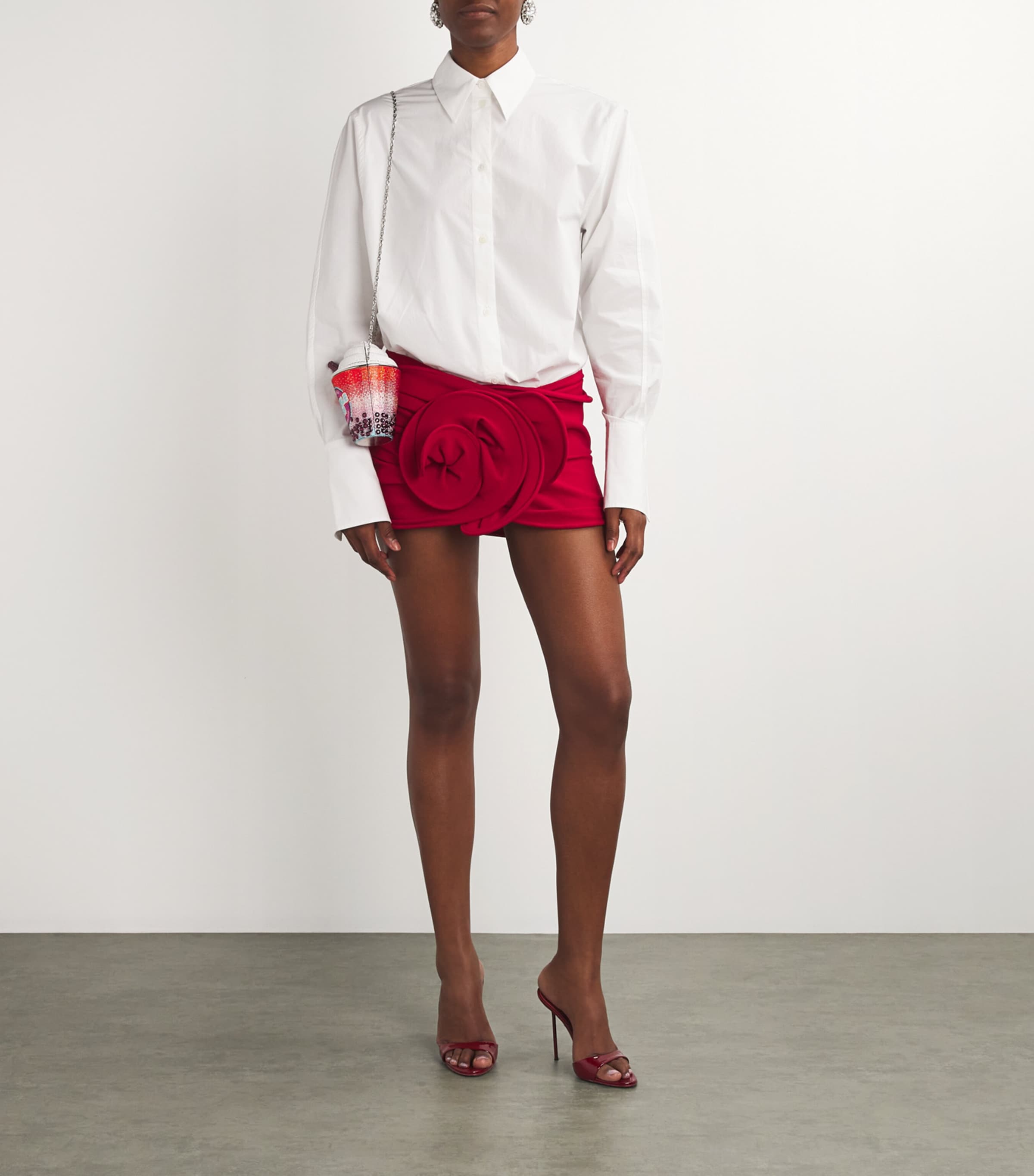 Paris Texas Patent Leather Lidia Mules 105 | Harrods US