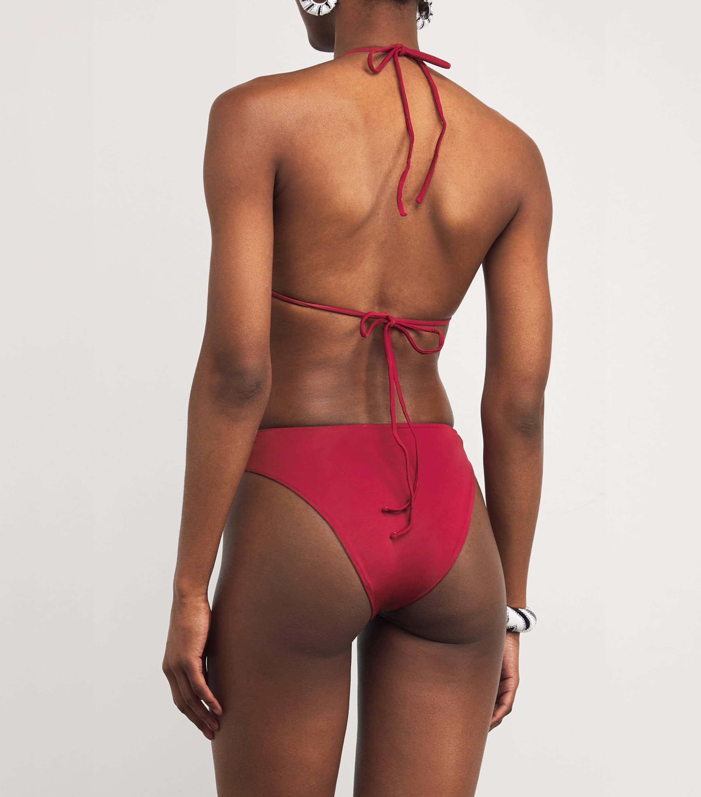 Maygel Coronel Womens Flower Malanga Bikini Carmesi Image 3