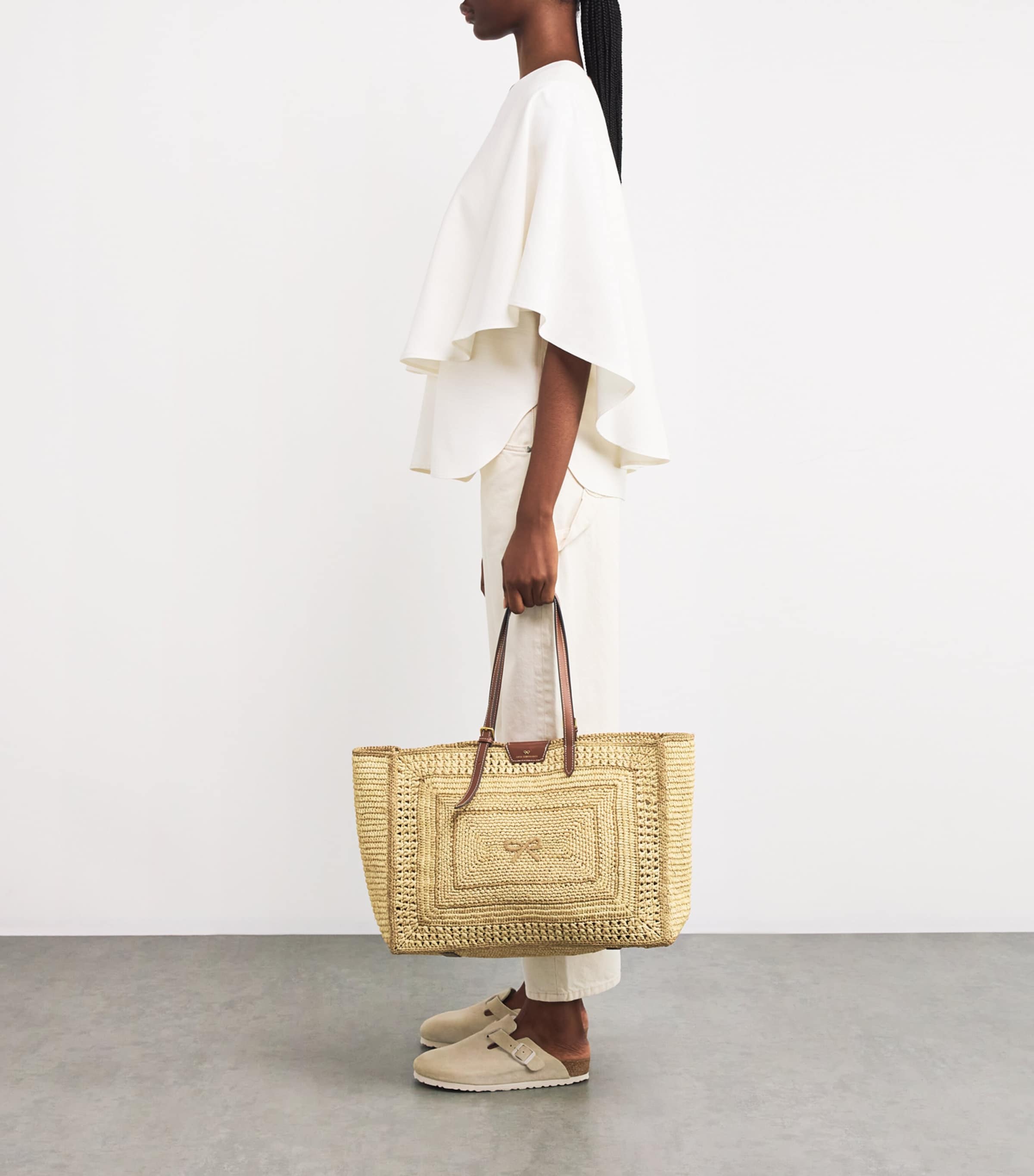 ANYA HINDMARCH ラフィアボウトート ラフィア・ボウ・トート | Anya Hindmarch JP