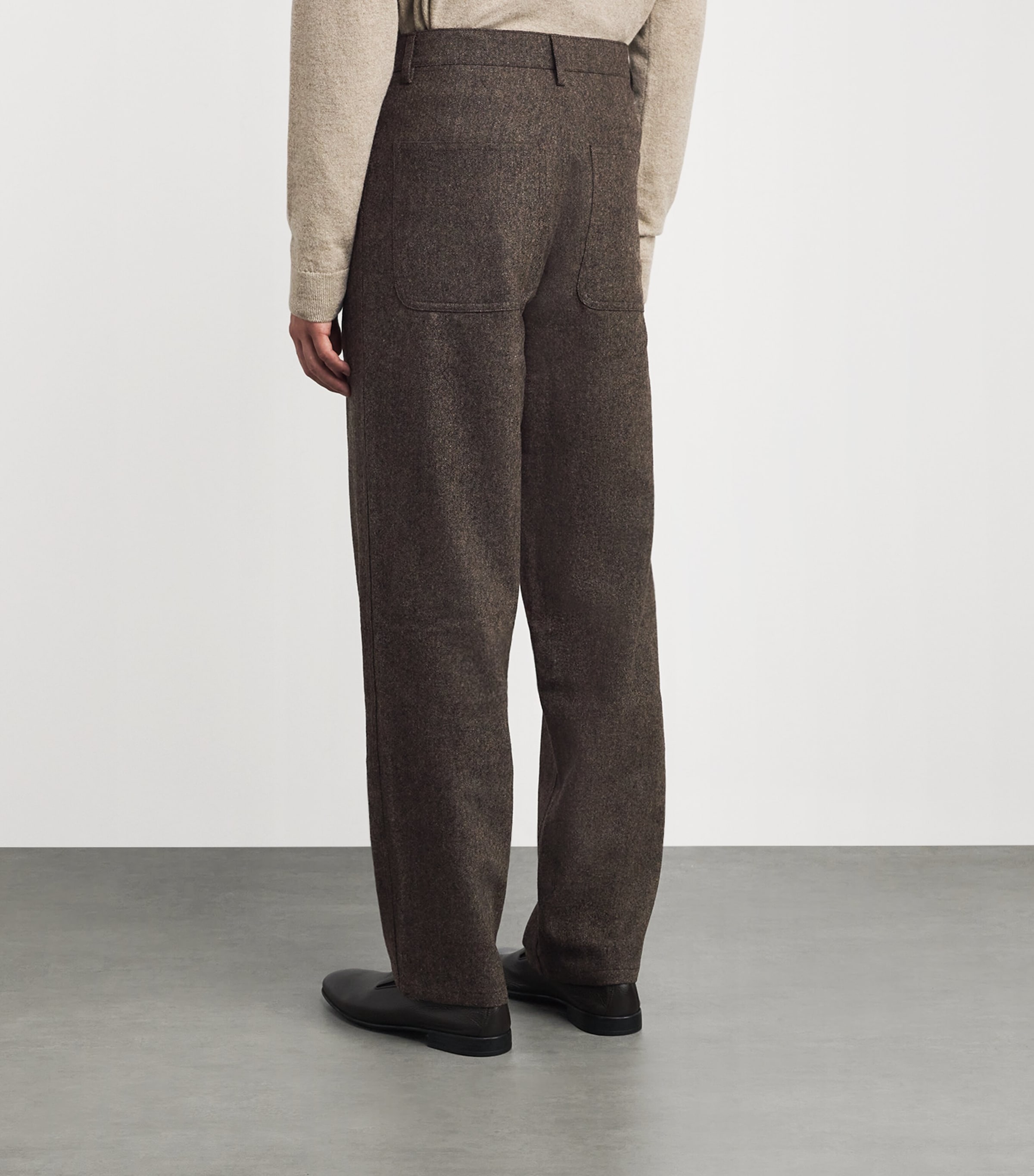 Virgin Wool-Cashmere Trousers A2259 FALAISE Image 4