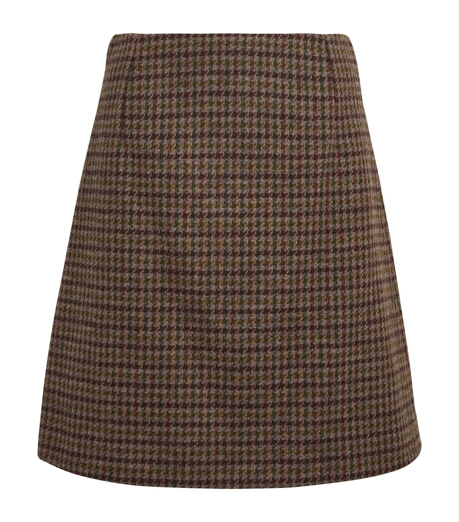 Wool-Blend A-Line Skirt WINE-COLOURED Image 1