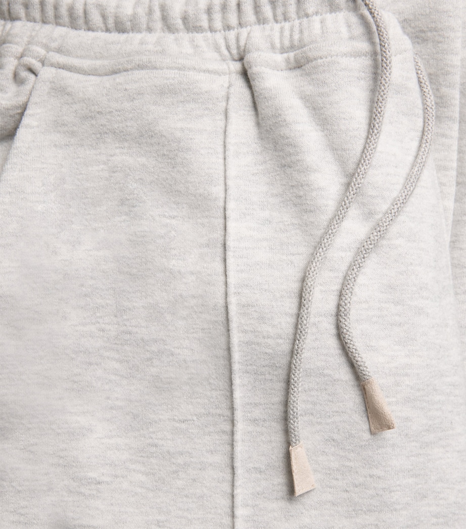 Cotton-Blend Sweatpants GRIGIO CHIARO MELANG Image 5