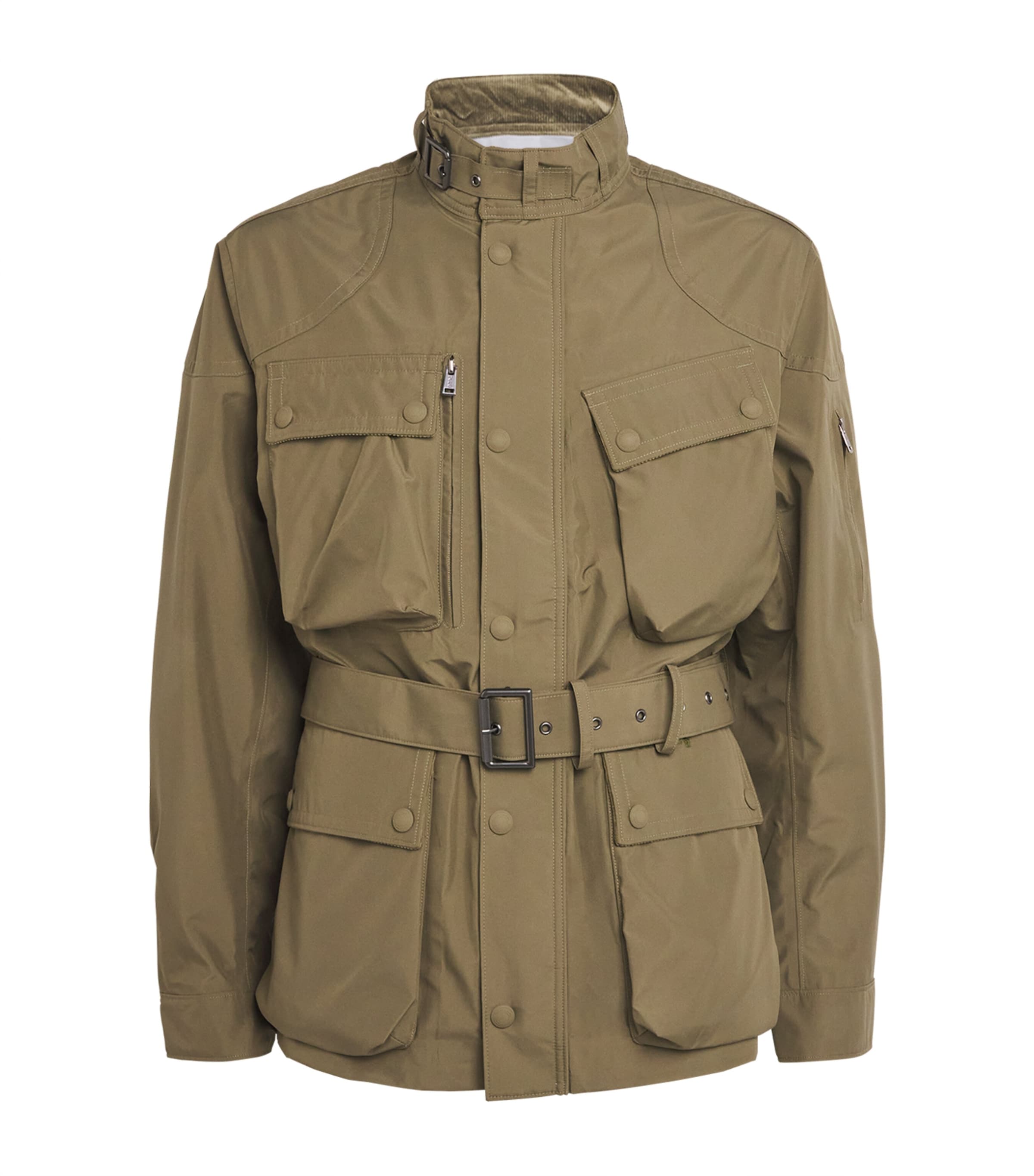 Polo Ralph Lauren Water-repellent Belted Field Jacket In Multi