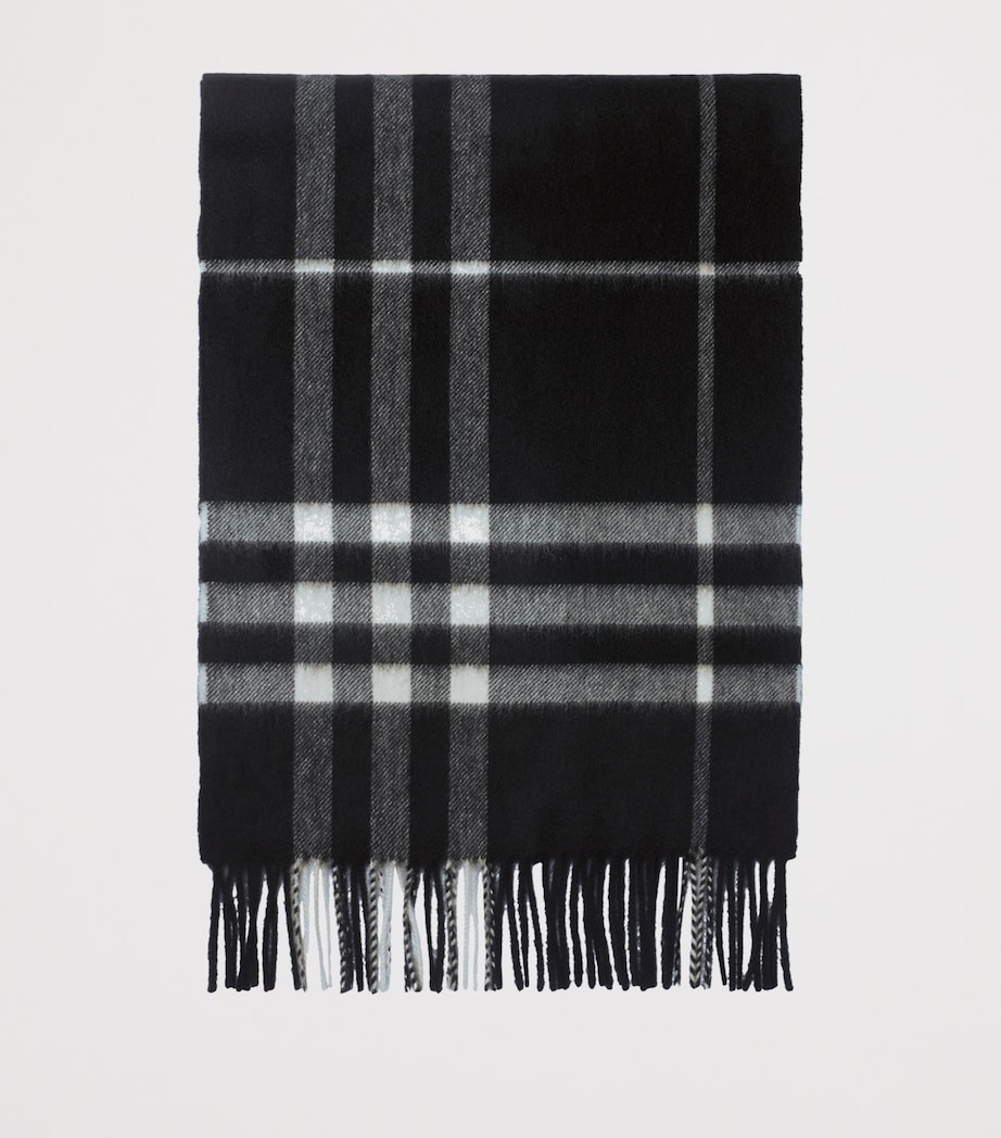 Cashmere Check Scarf BLACK/CALICO Image 2