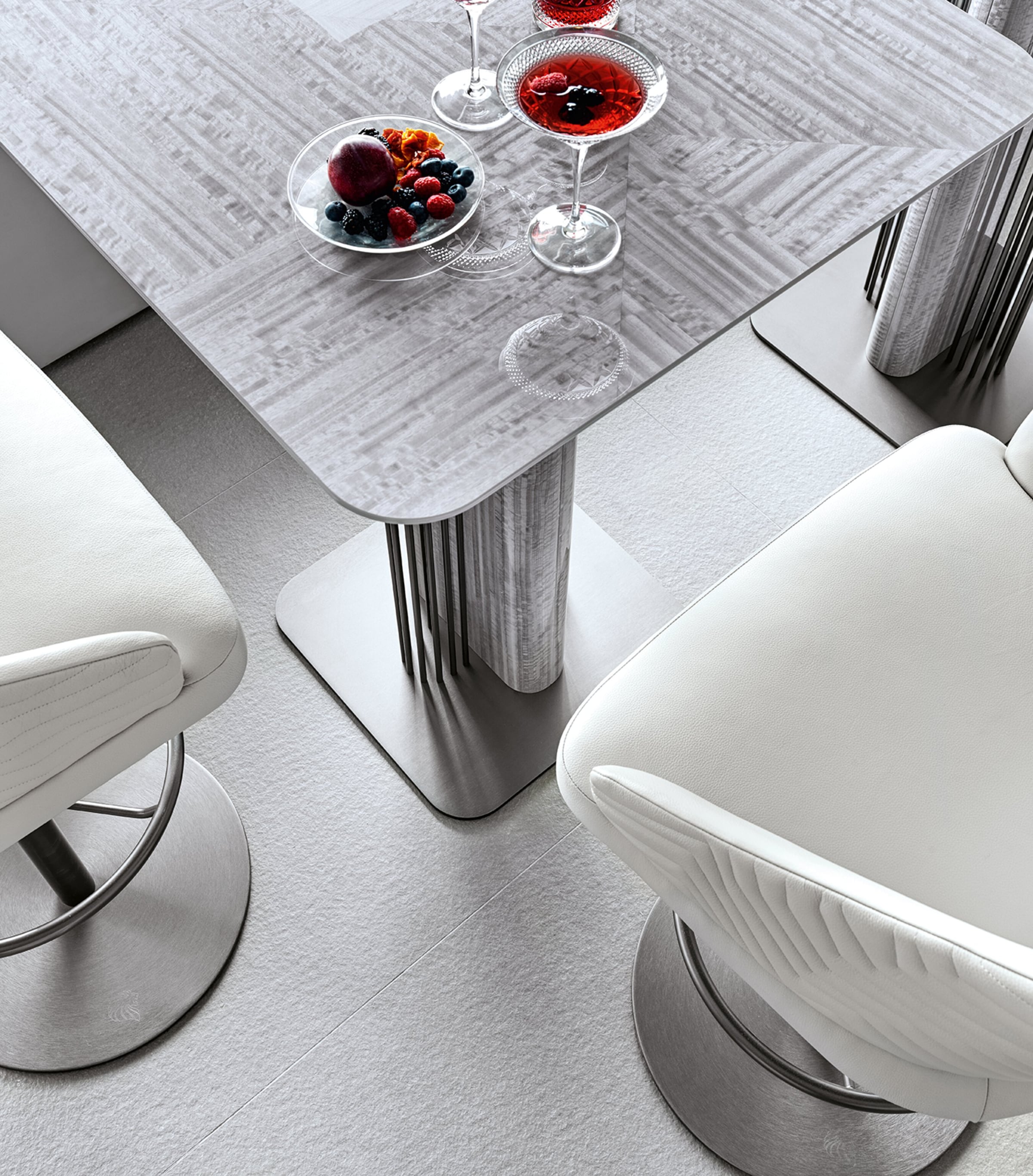 Giorgio Collection Moonlight Bar Table Grey Image 4