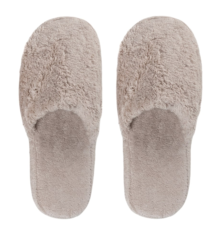 GRACCIOZA Egyptian Cotton Egoist Slippers Fog Image 1