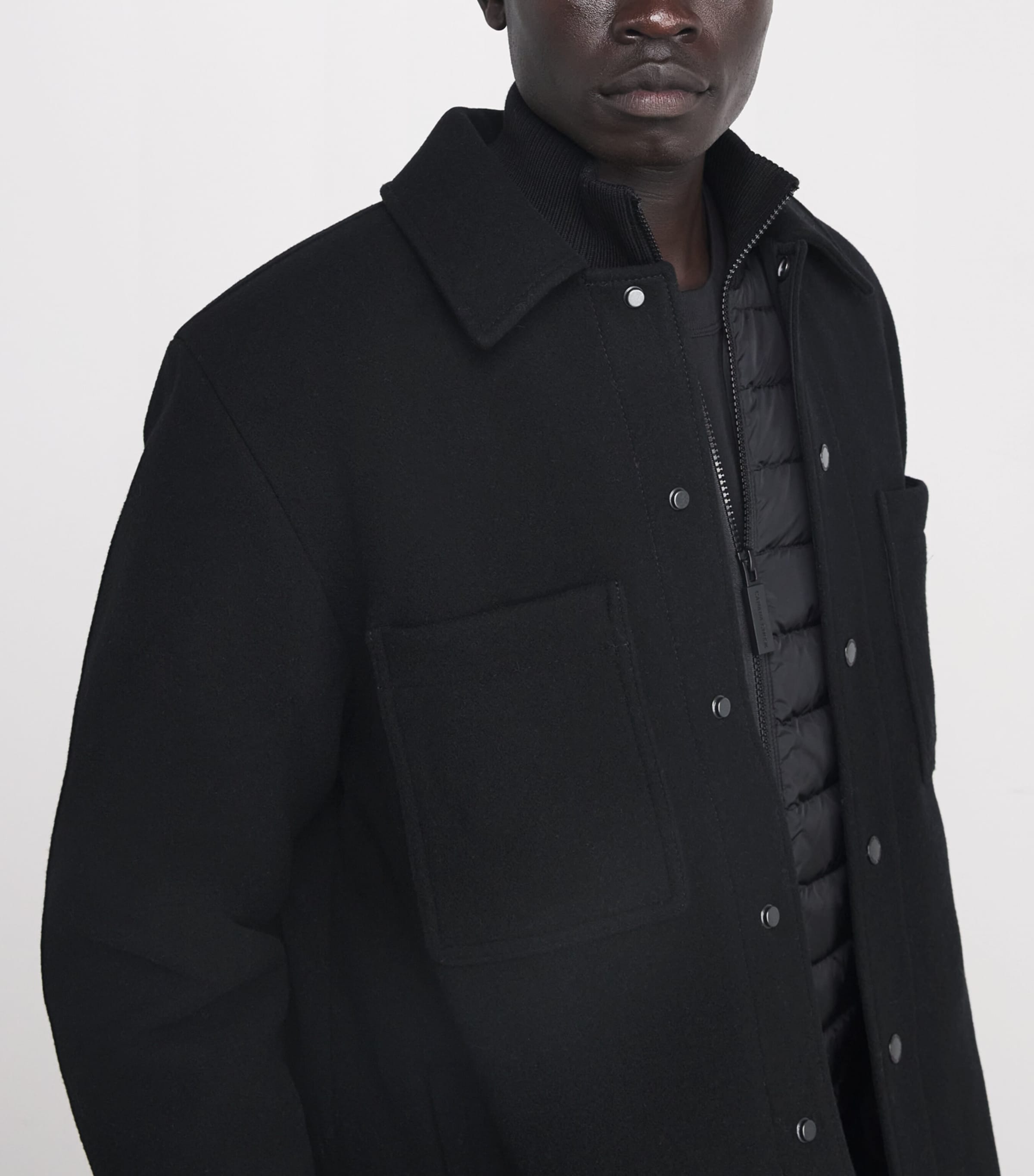 Wool-Cashmere-Blend Atkinson Overshirt 9061 Image 6