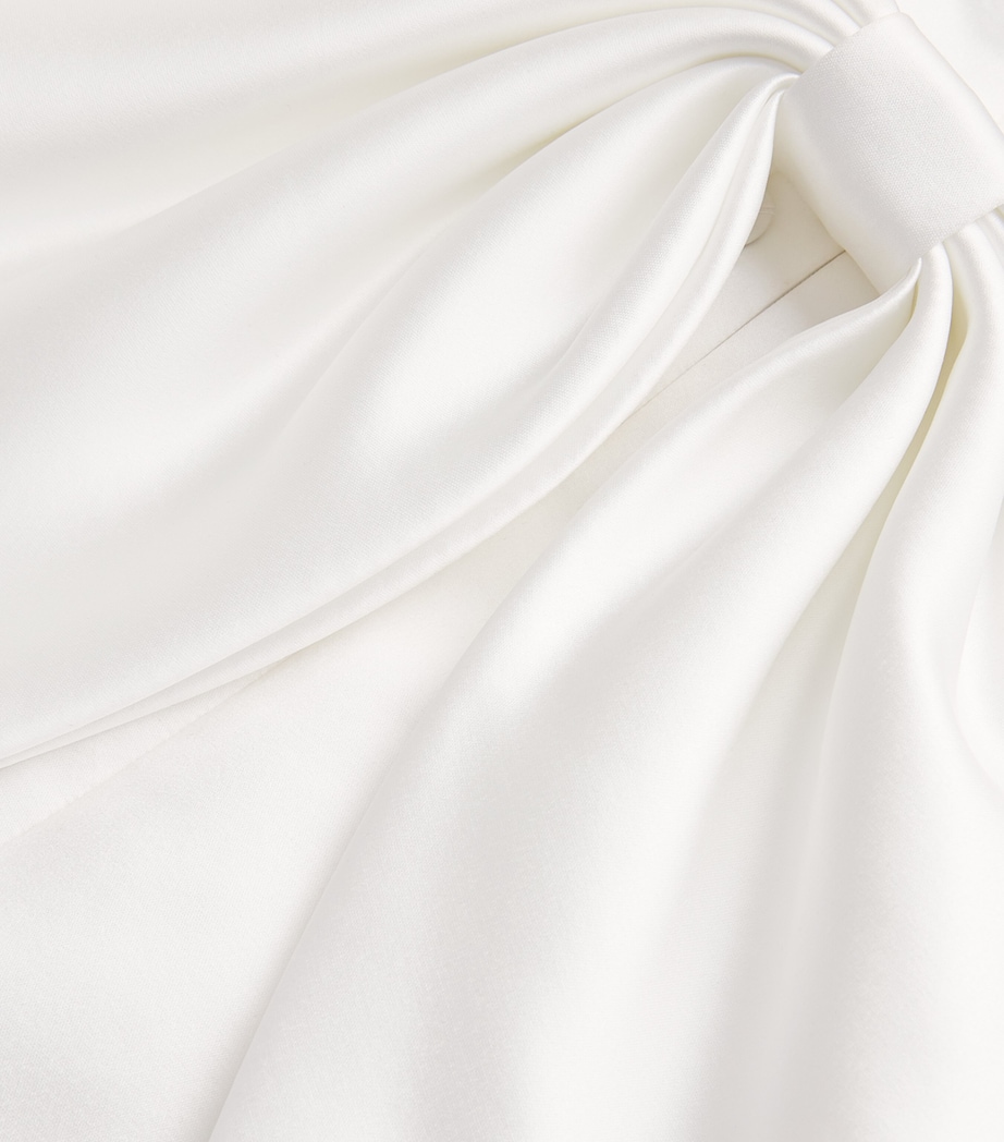 Duchesse Satin Shannon Gown WHITE Image 5