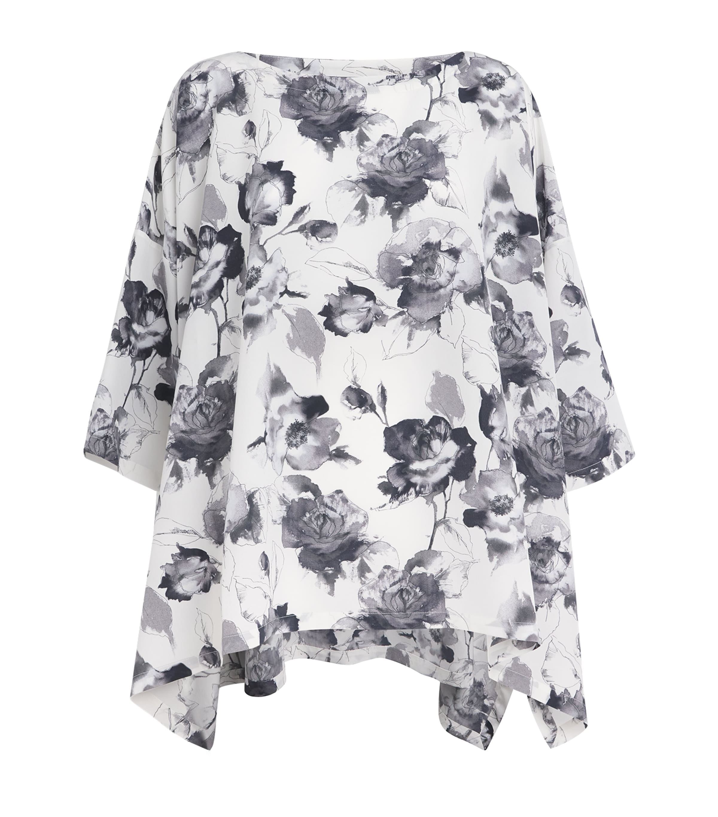 Silk Floral Top MNOCHROM Image 1