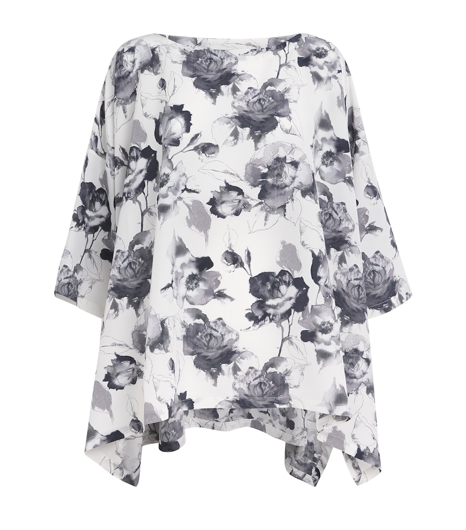 Silk Floral Top MNOCHROM Image 1