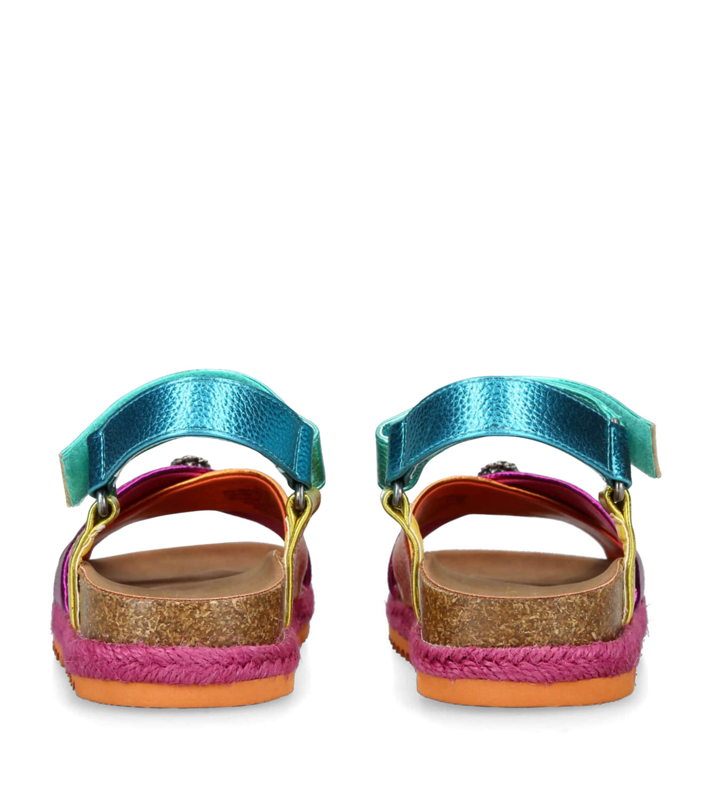 Kurt Geiger London Leather Mini Kensington Espadrille Sandals Mult/other Image 2