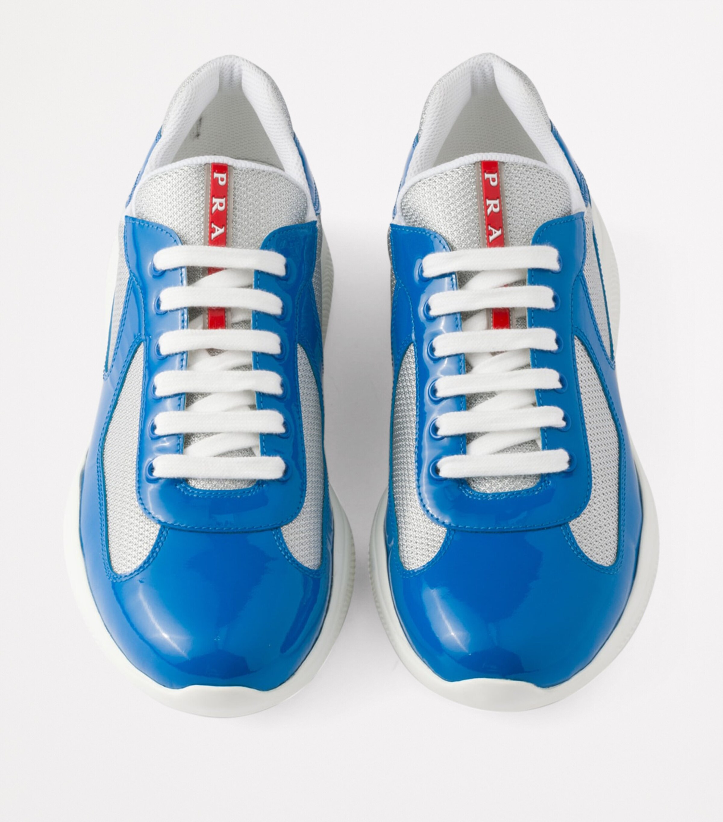 Prada Patent Leather-Blend America's Cup Sneakers Image 3