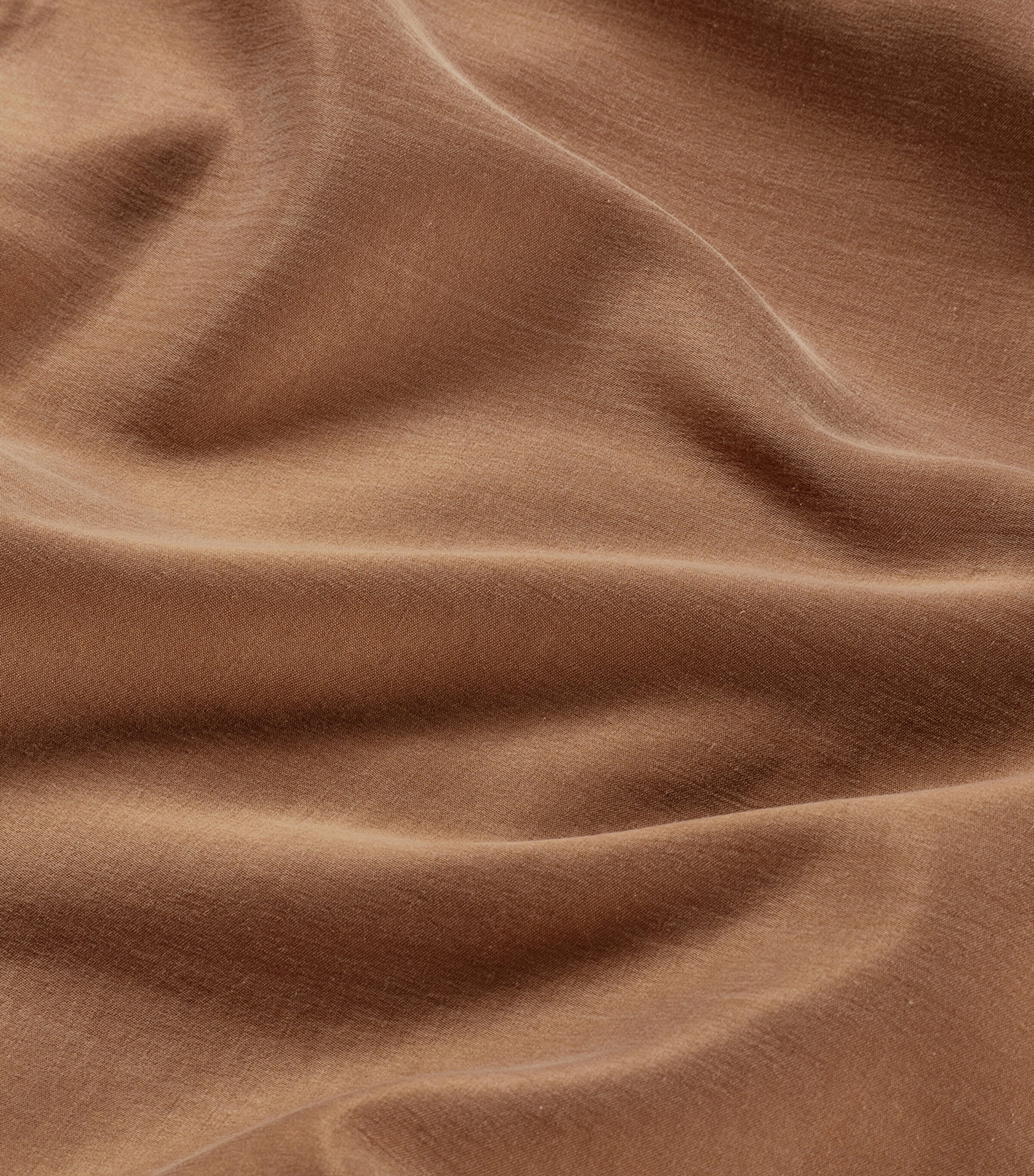 Alya Frame Super King Flat Sheet (270cm x 310cm) CARAMEL Image 3