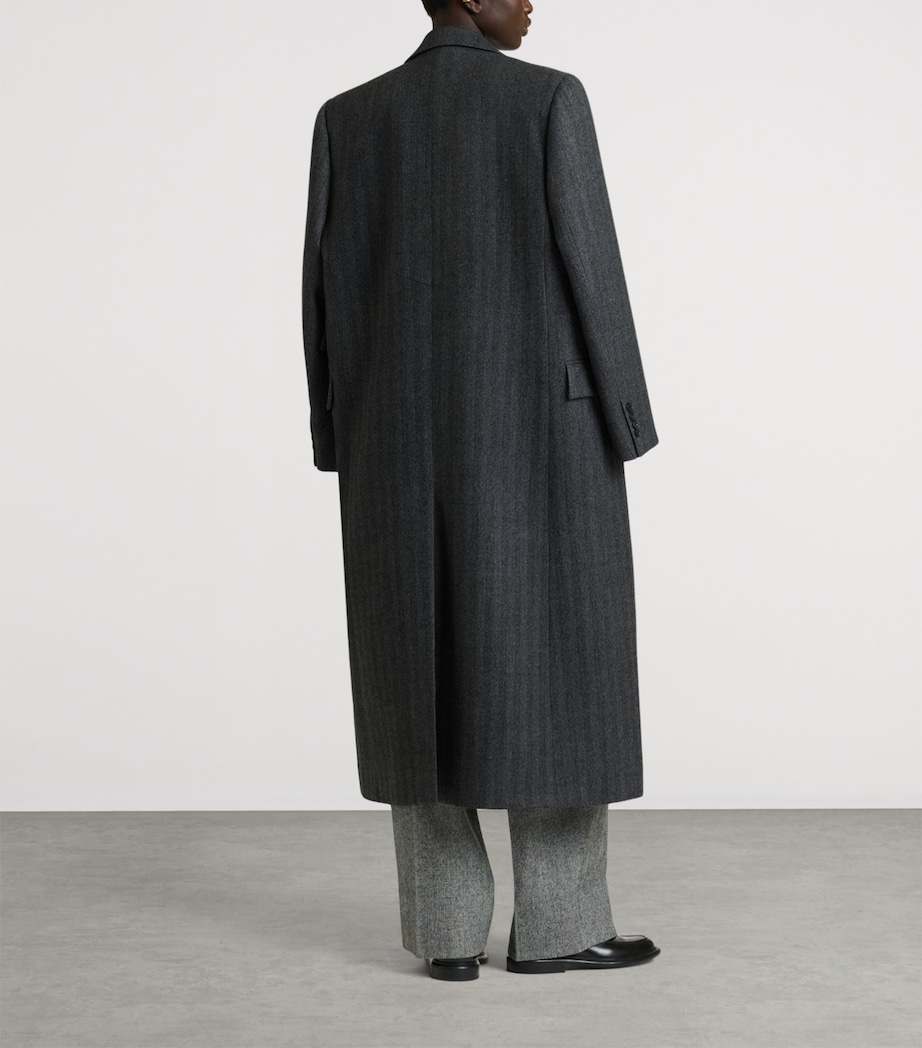 Givenchy Womens Wool Longline Coat Image 3