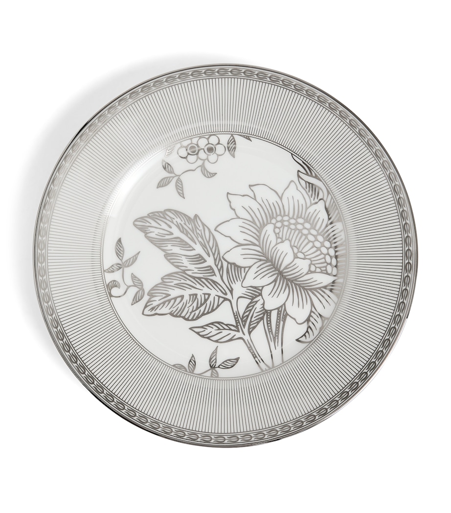 Bone China Silver Tonquin Plate (20cm) SILVER Image 1
