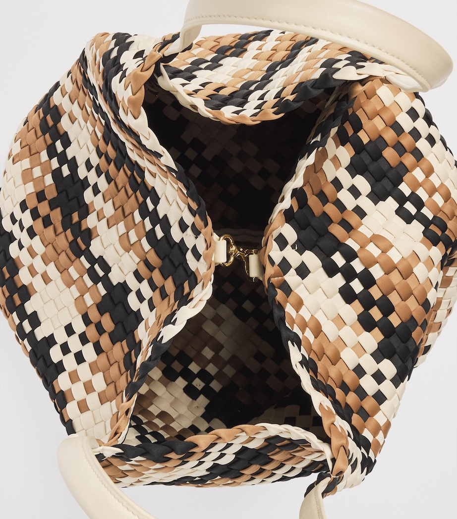 Harrods Neoprene Woven East-West Tote Bag Image 5