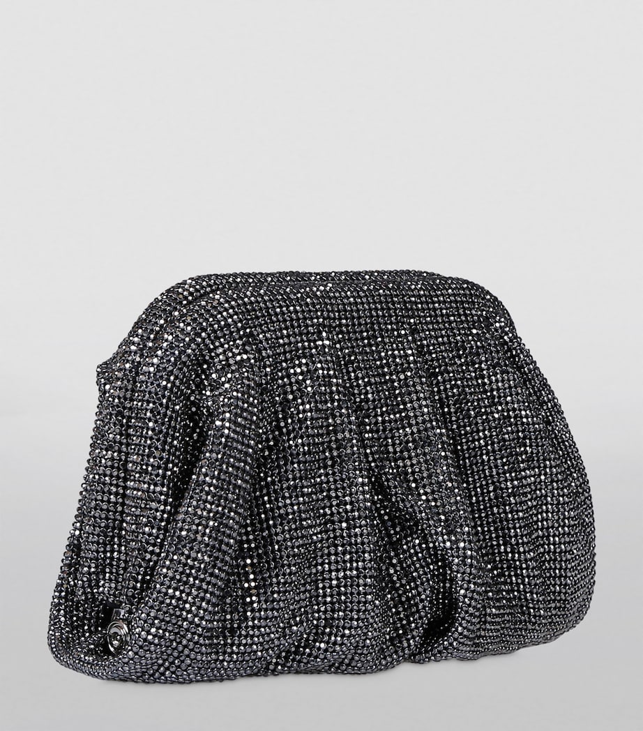 Benedetta Bruzziches Embellished Venus La Petite Clutch Bag Black Image 3