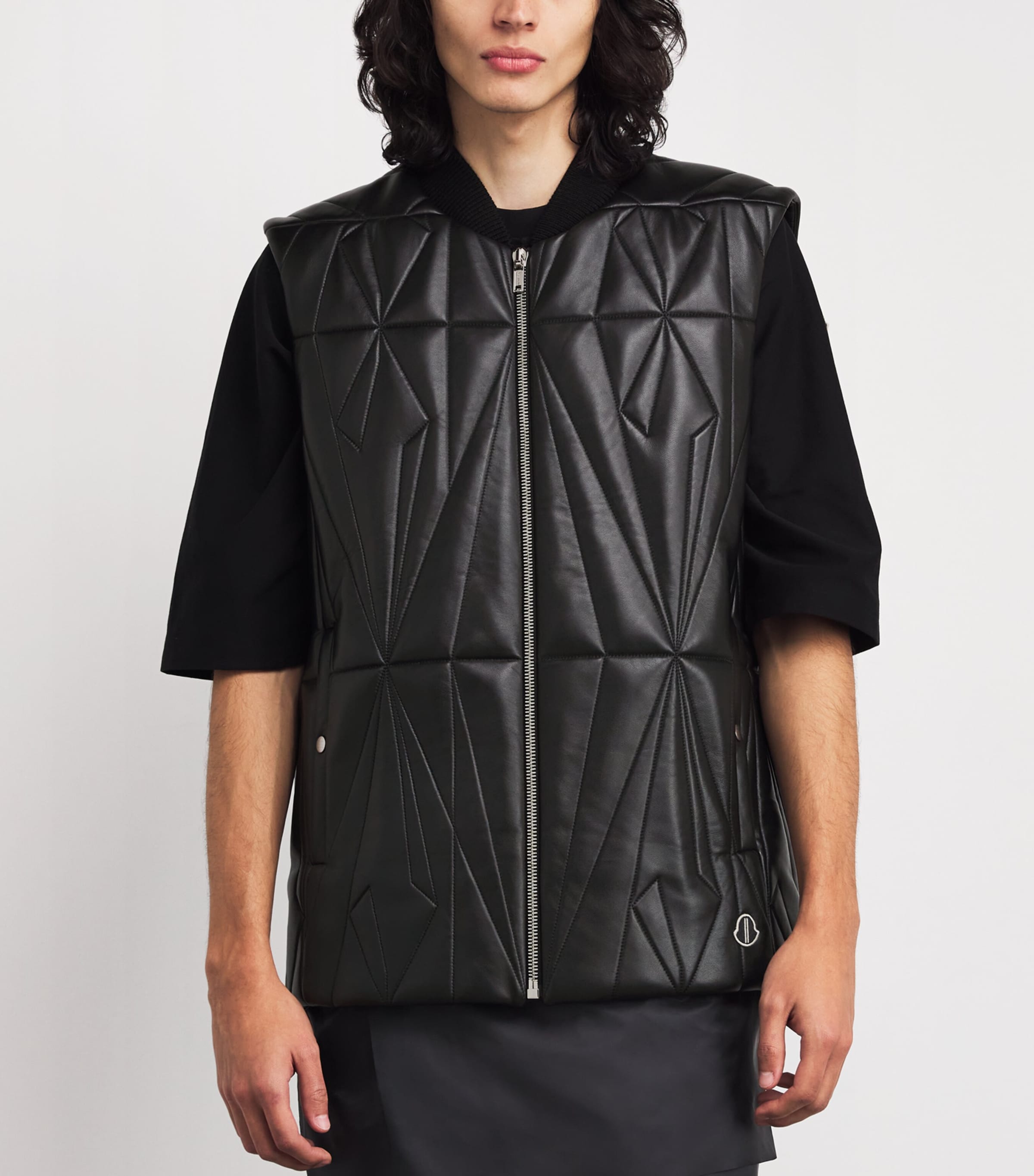 x Moncler Lambskin Geocamo Gilet 828 - DARK DUST Image 3