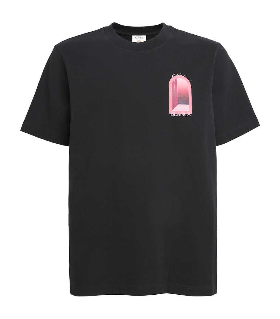 Casablanca Mens Organic Cotton Arches T-Shirt Arches Image 1