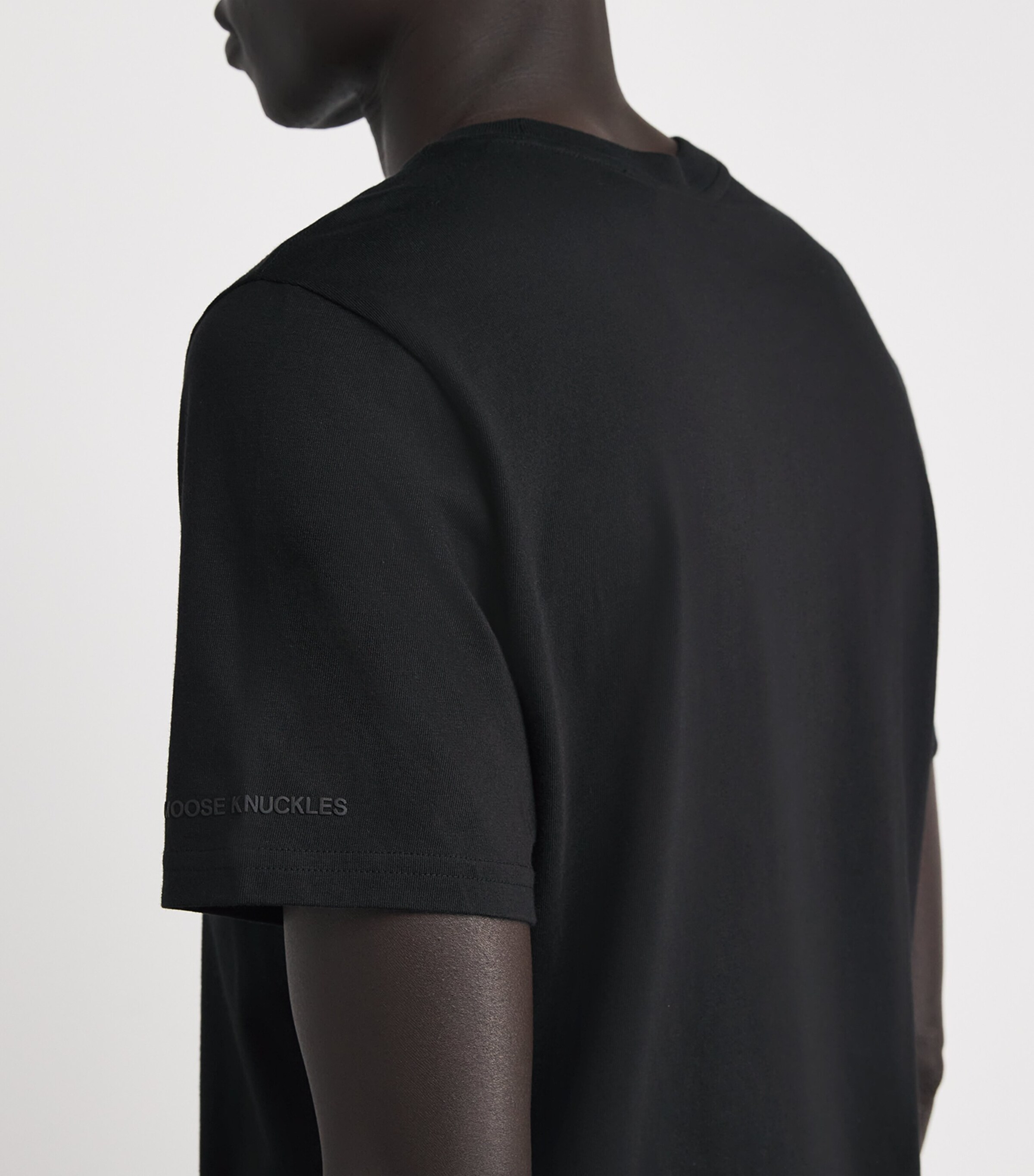 Pima Cotton Pocket-Detail Dalon T-Shirt BLACK - 292 Image 6