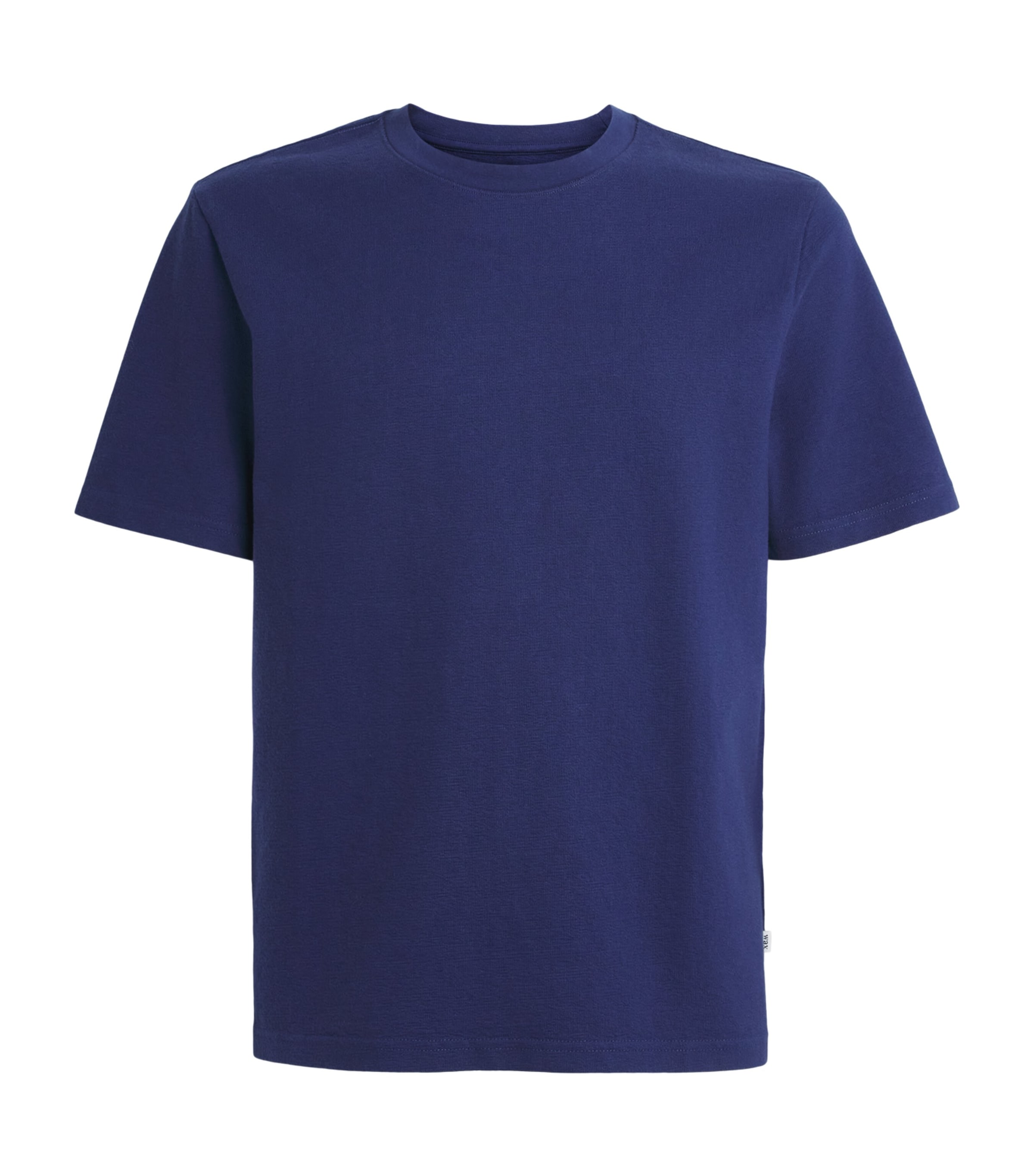 Wax London Mens Organic Cotton Dean T-Shirt Cobalt Blue Image 1