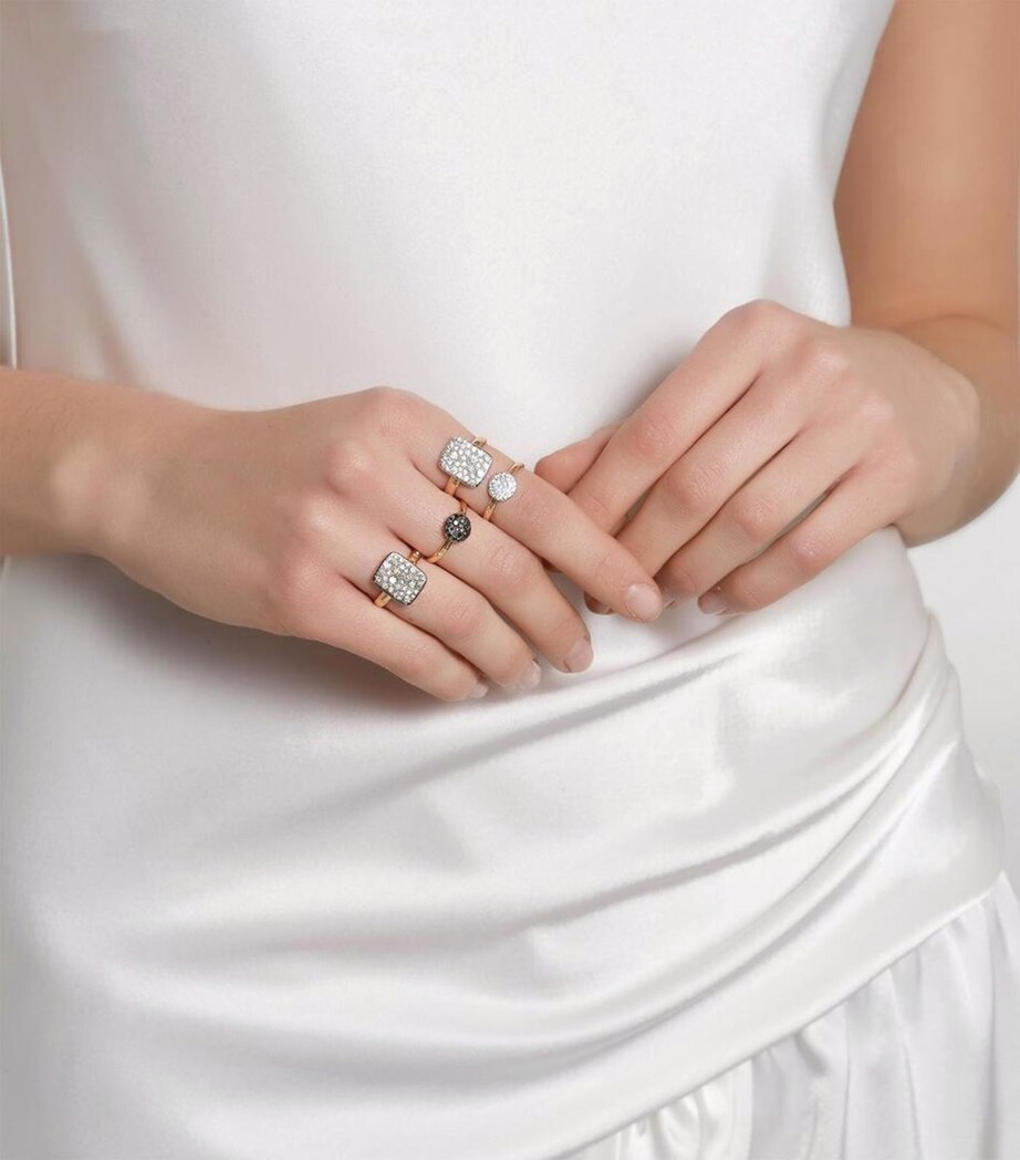 Rose Gold and Diamond Sabbia Ring DB000 Image 6