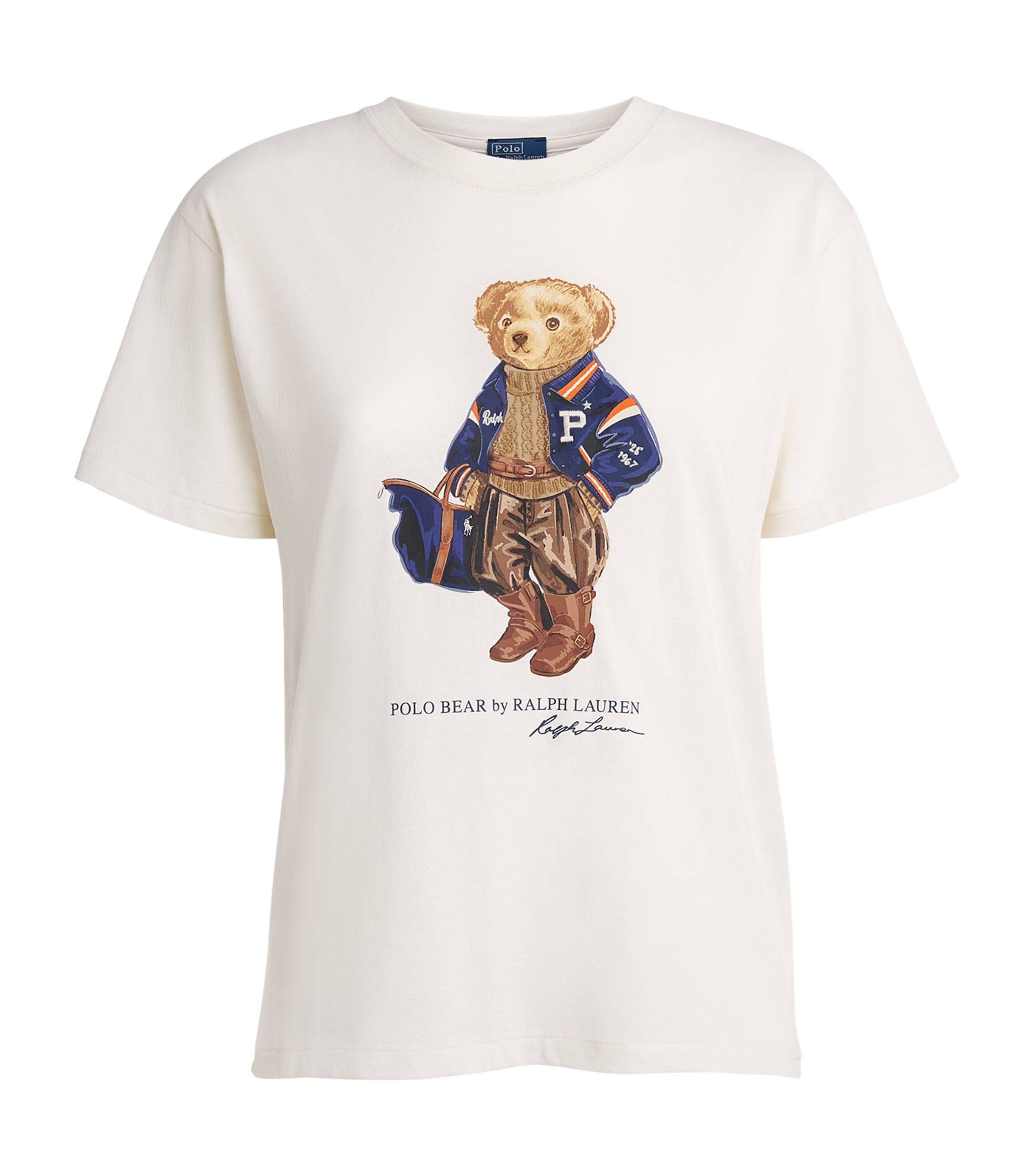 Polo Ralph Lauren Womens Polo Bear T-Shirt Warm White Image 1