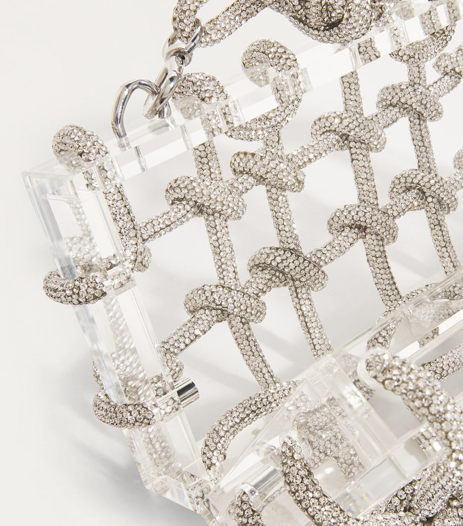 Rhinestone Bess Shoulder Bag 000 CLEAR Image 4