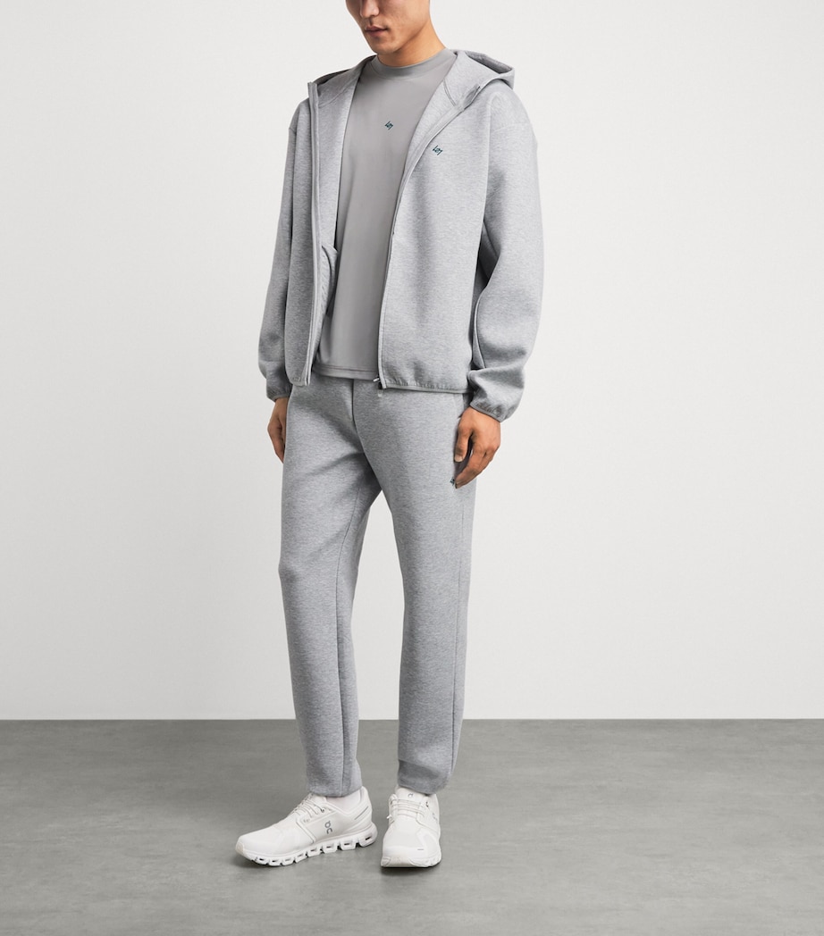 Represent 247 Mens Cotton 247 Sweatpants Grey Marl Image 2