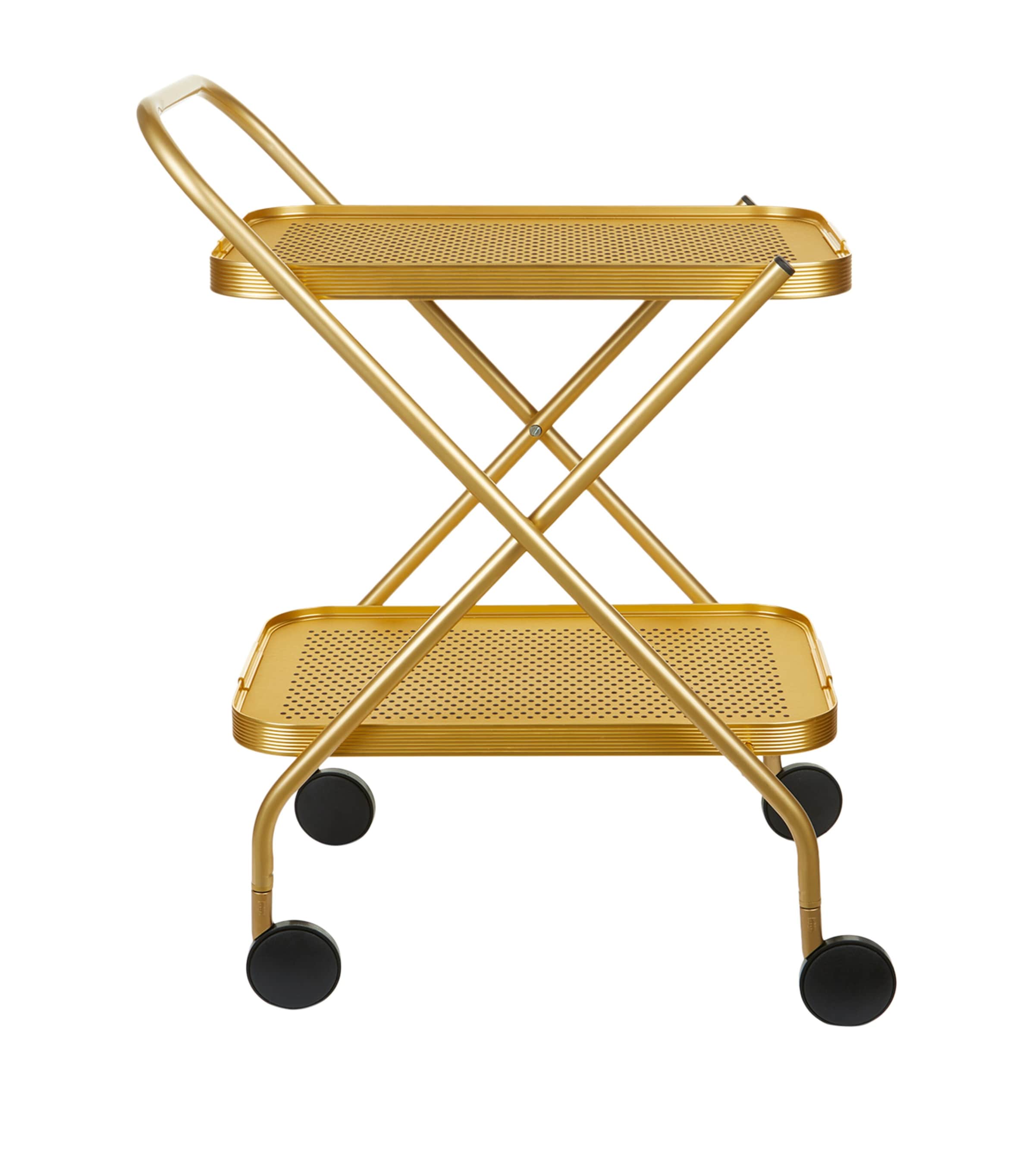 Kaymet Folding Two-Tier Trolley | Dining | Serveware | Serving Trays | Designers | Kaymet | Dining Room