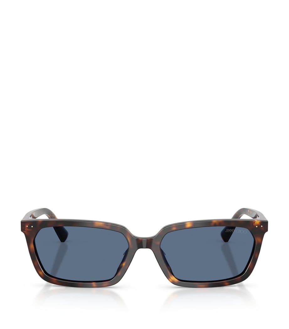 Tortoiseshell Rectangular Sunglasses 500280 Image 1