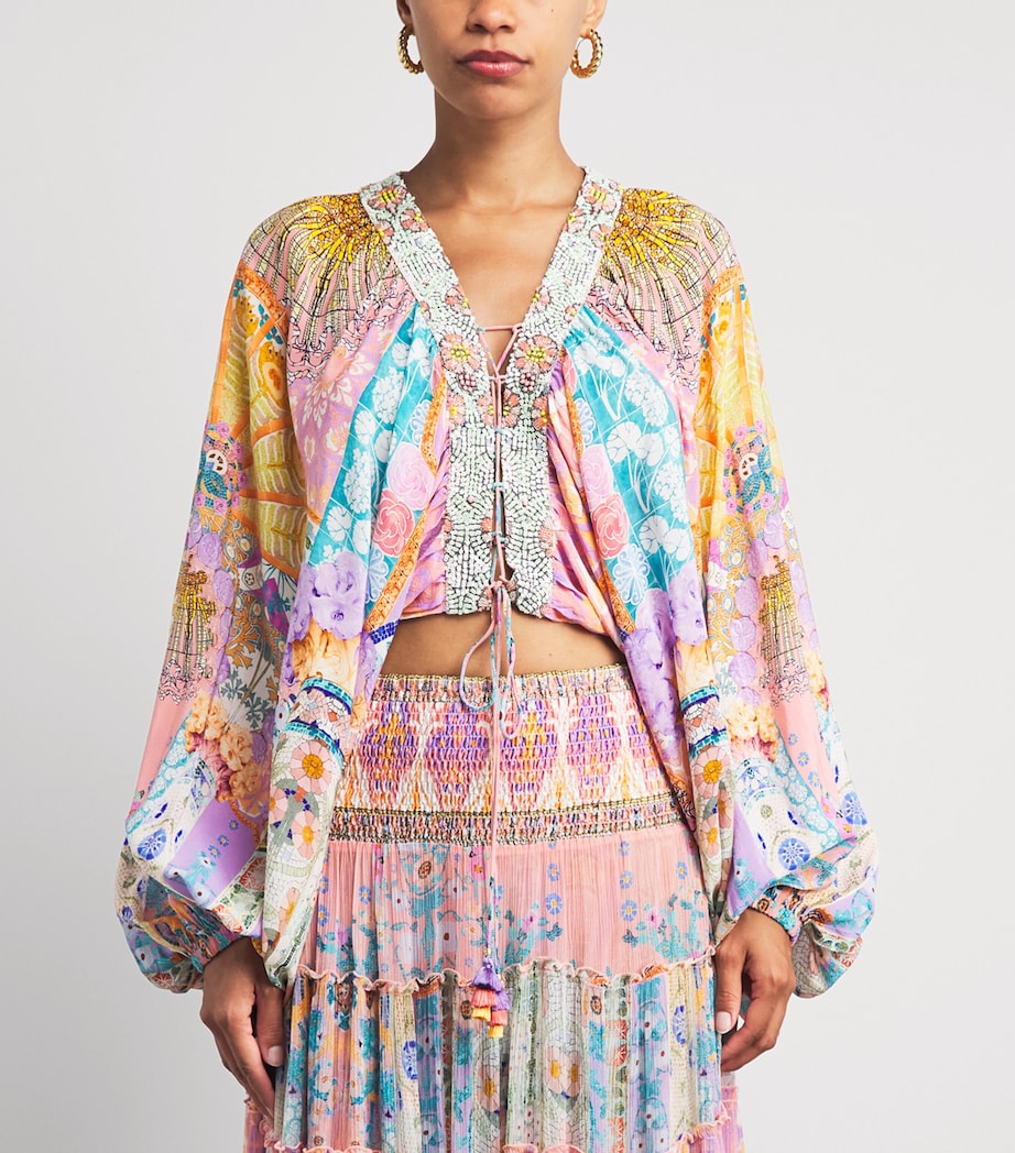 Camilla Womens Silk Blouse Howdy Gaudi Image 4