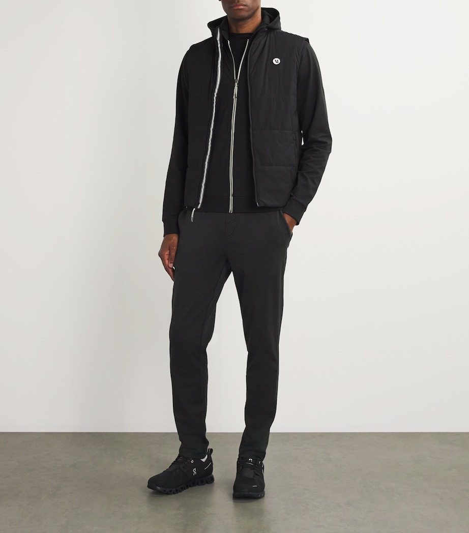 VUORI Mens Coronado Sweatpants Black Heather Hbk Image 2