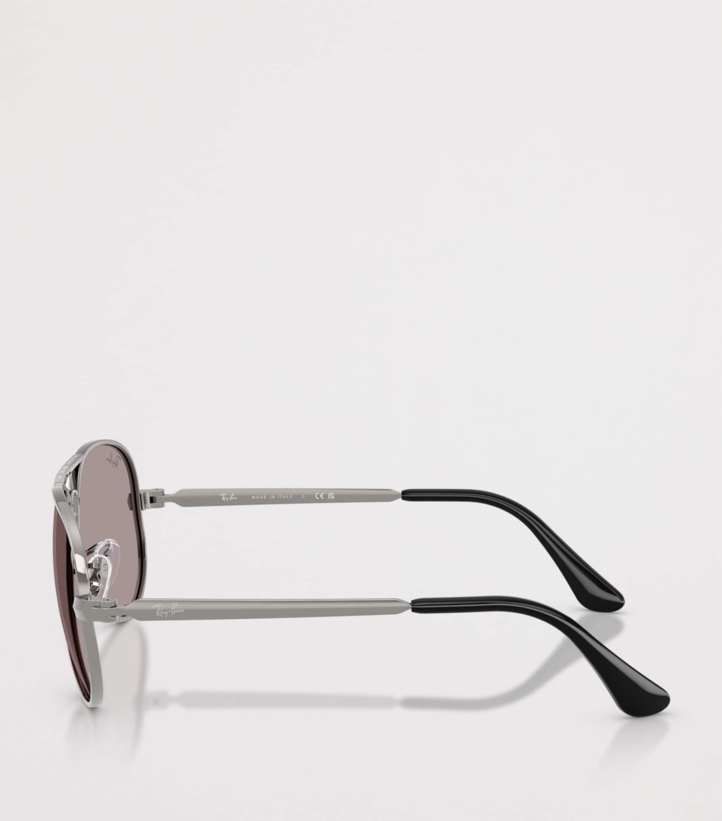Ray-Ban Aviator Max Summer Capsule Pilot Sunglasses Grey Image 3