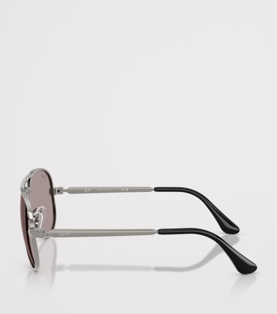 Ray-Ban Aviator Max Summer Capsule Pilot Sunglasses Grey Image 3