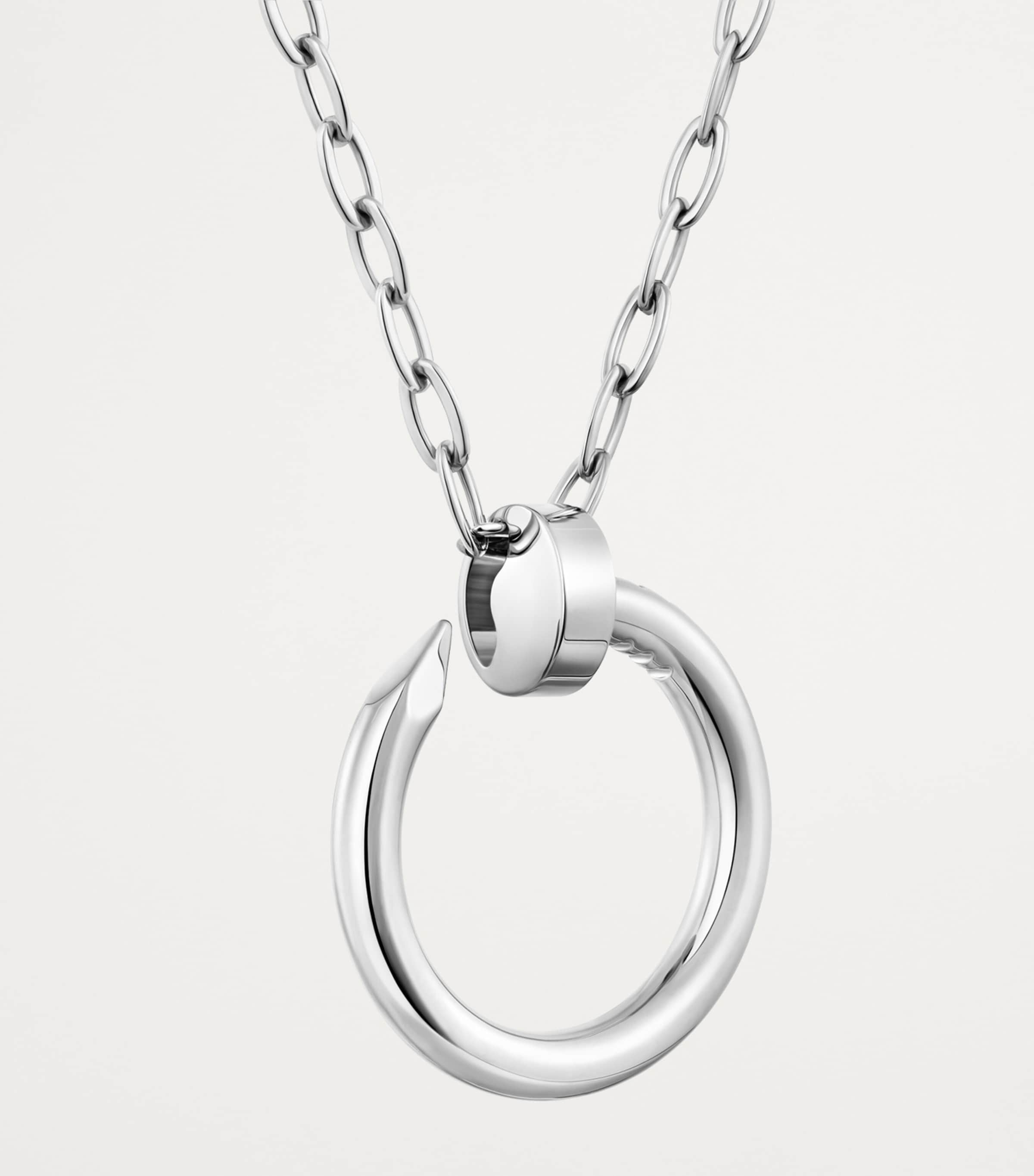 Extra-Large White Gold Juste un Clou Necklace WHITE GOLD Image 6
