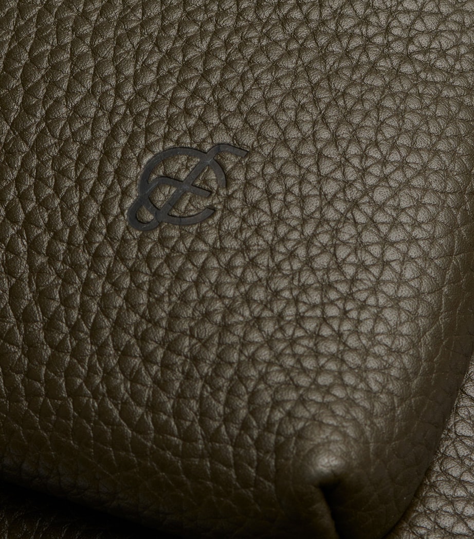Carl Friedrik Leather Ayrton Backpack Olive Image 10