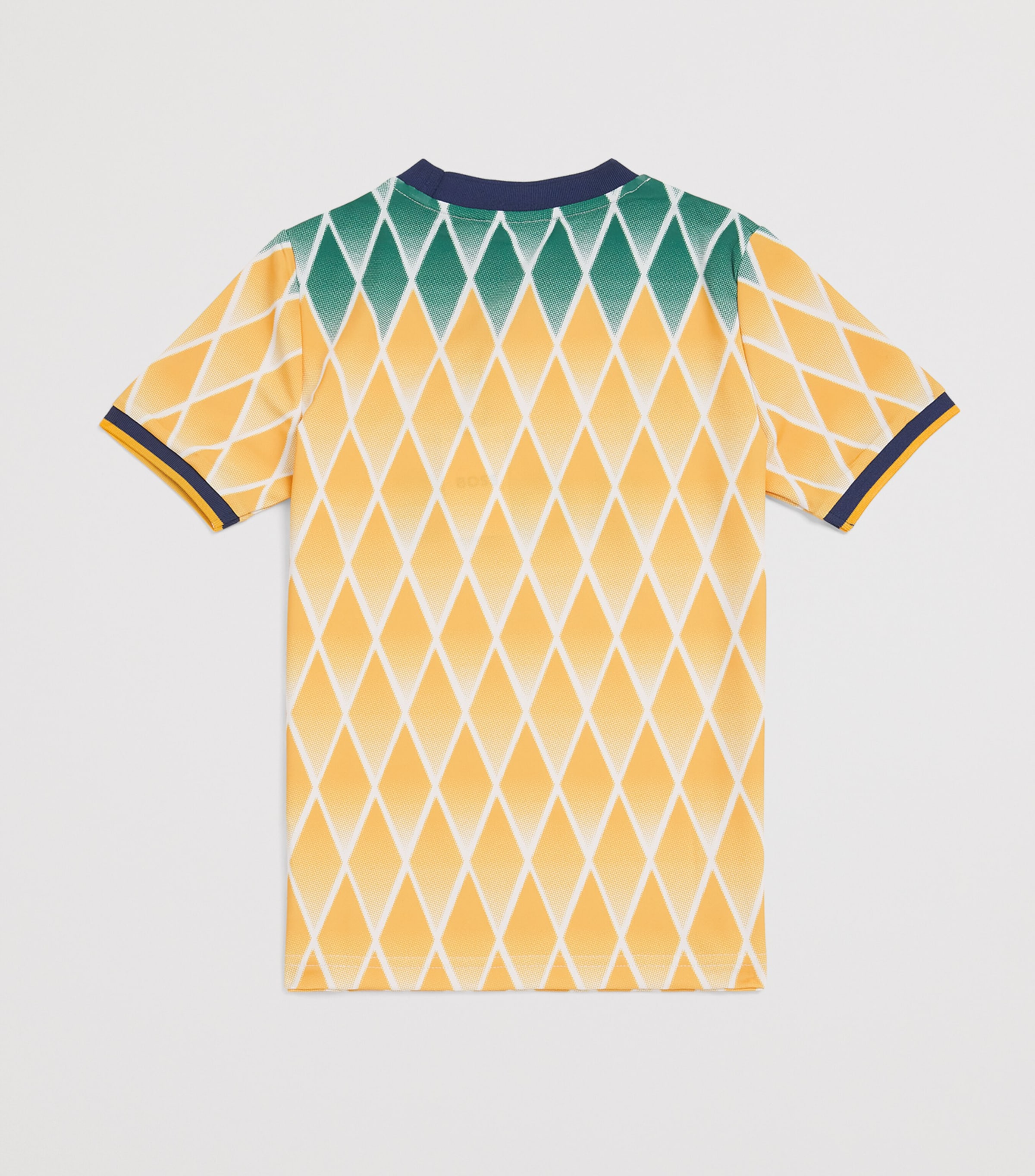BOSS Kidswear Brazil Print Football T-Shirt (4-16 Years) Green Image 2
