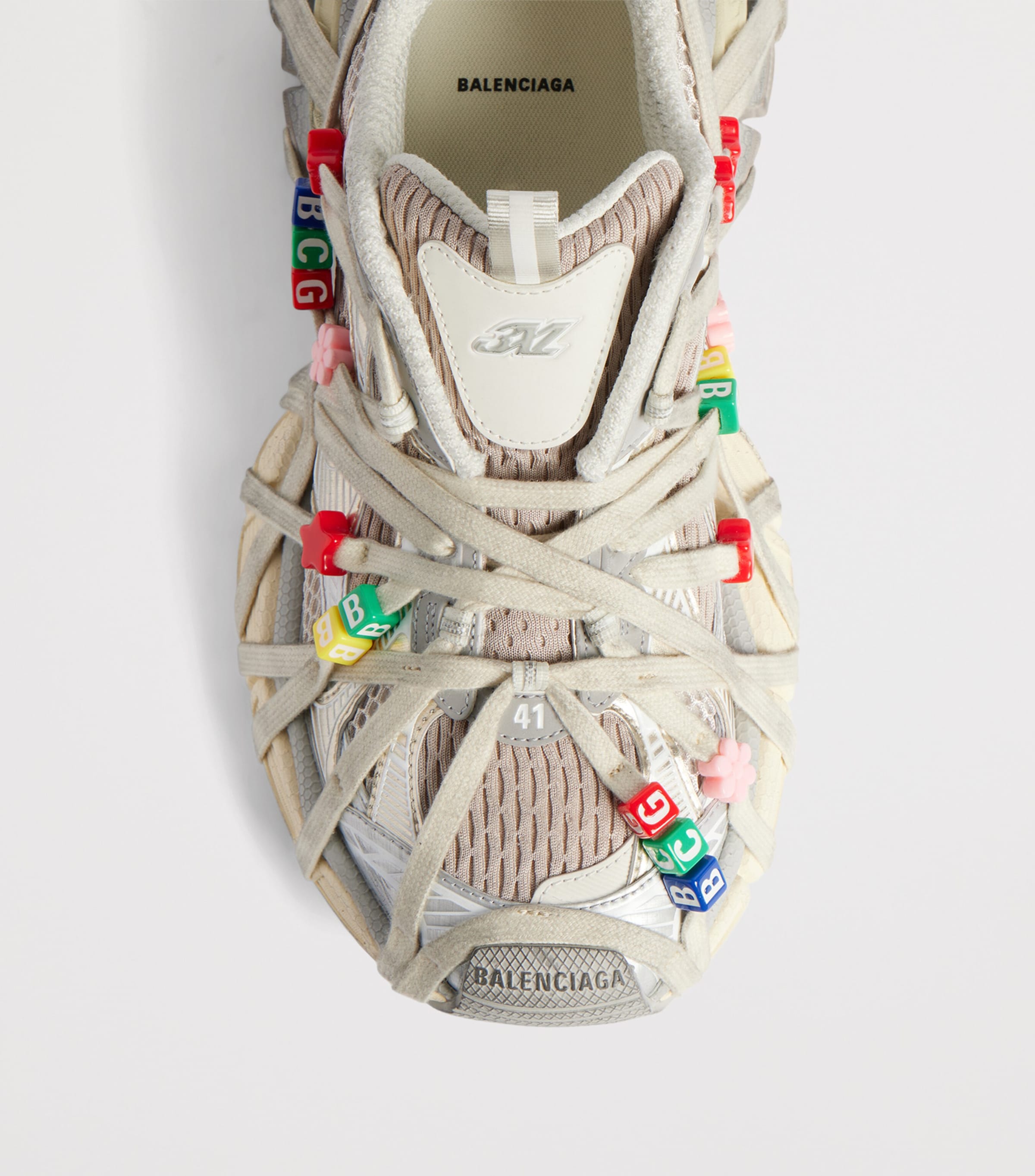 Balenciaga Distressed 3XL Extreme Lace Sneakers Image 5