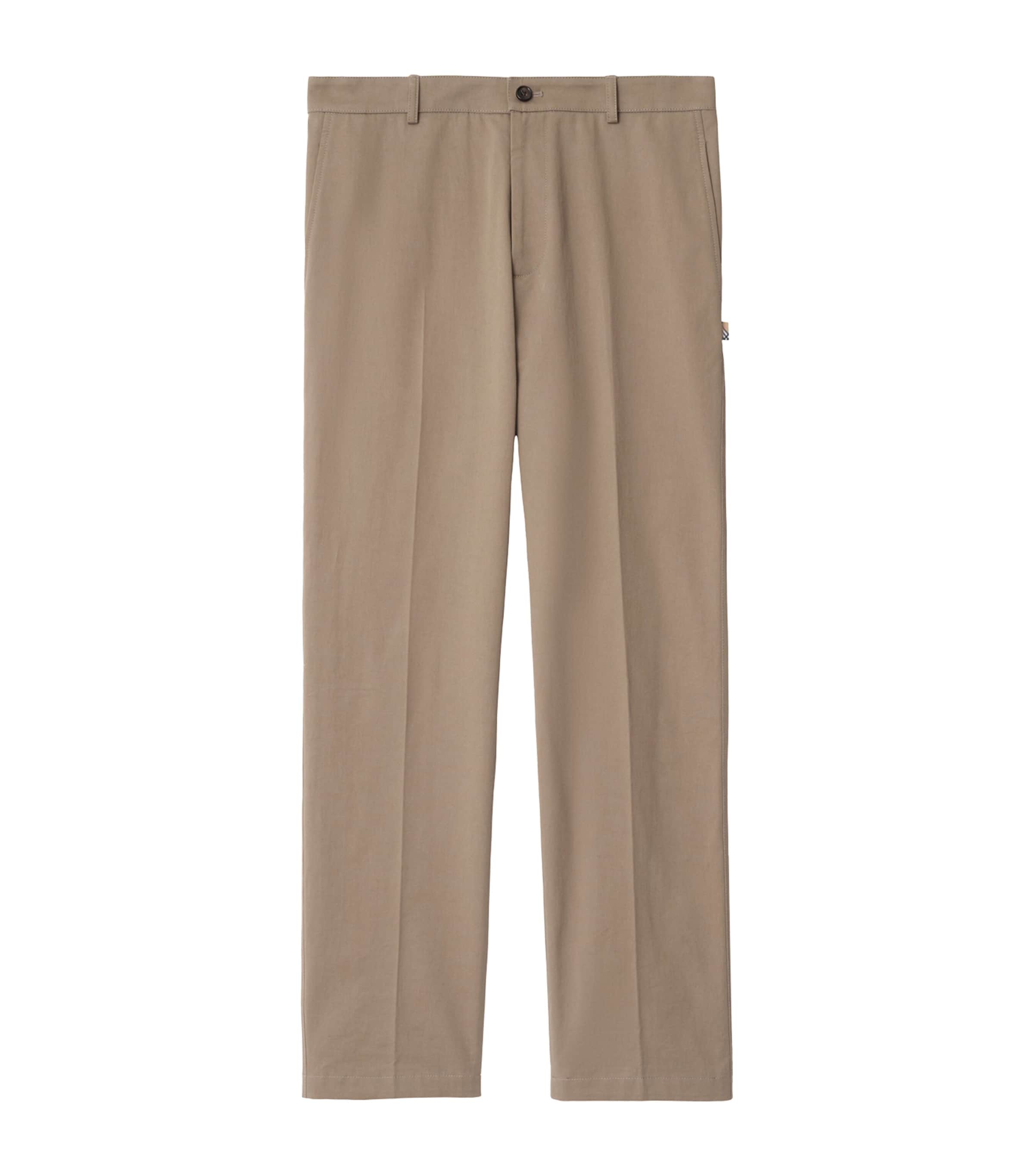 Cotton Twill Slim Chinos CLAY BROWN Image 1
