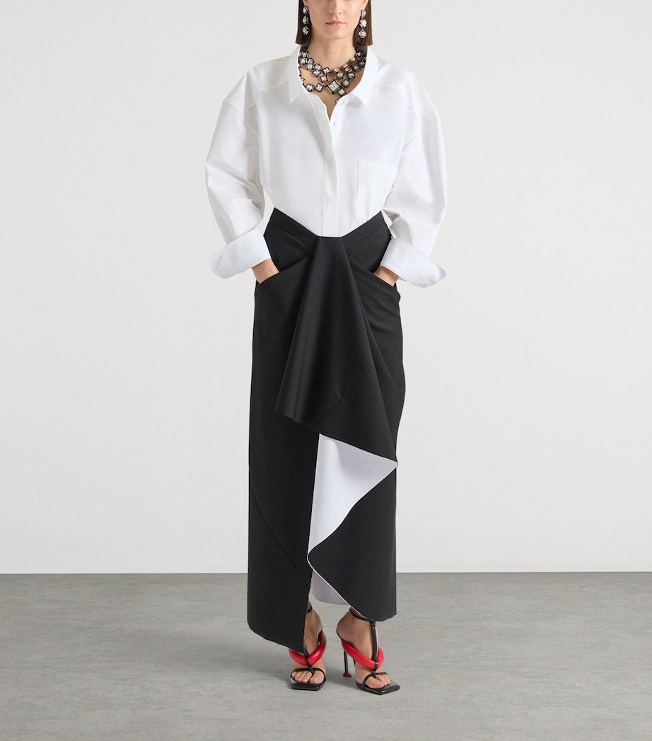 Givenchy Womens Cotton Poplin Shirt White Image 2