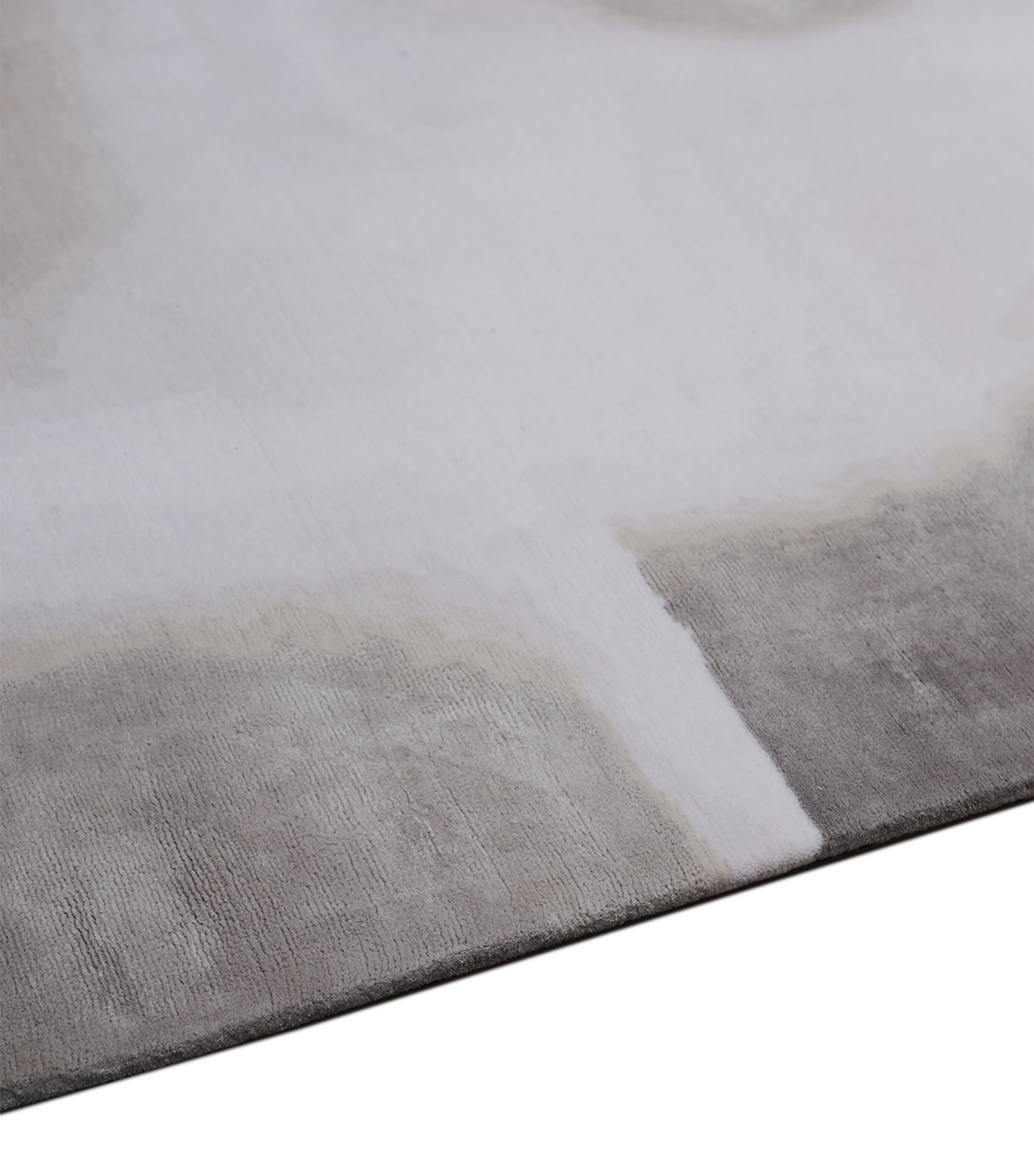 Wool-Silk Solu Silver Rug (2.74m x 1.83m) SILVER Image 3