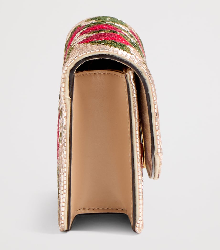 Small Silk Vain Cherry Clutch Bag 9QQ Image 6