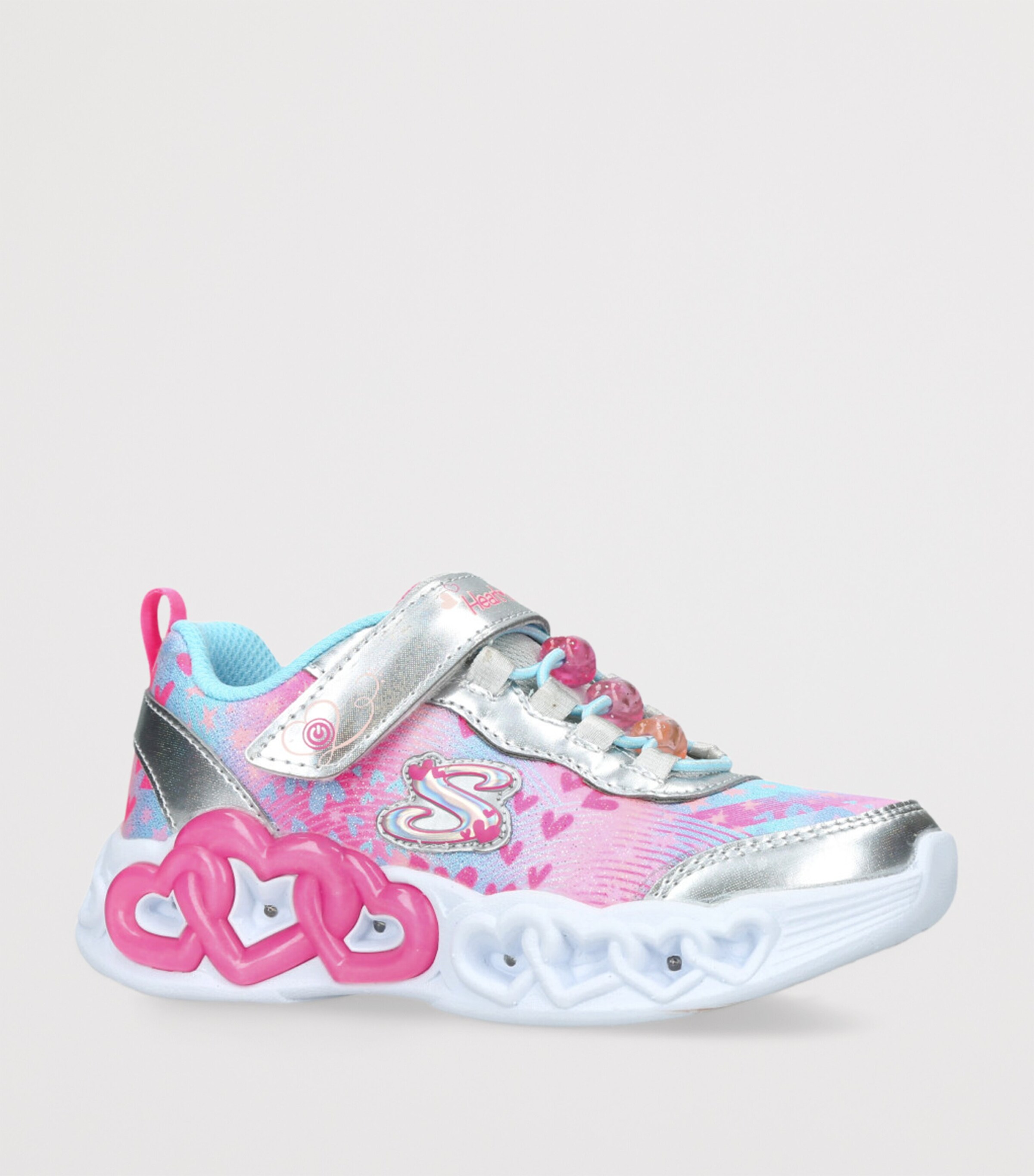Skechers Infinite Hearts Sneakers Silver Com Image 3